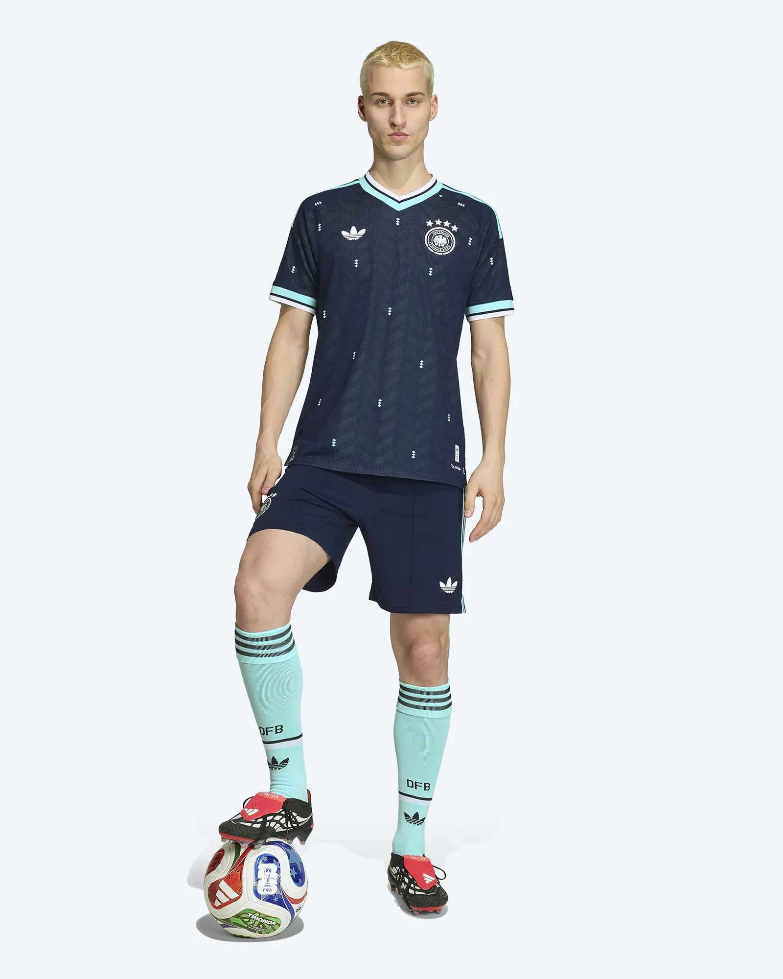 DFB 26 Away Authentic Shorts Collegiate Navy