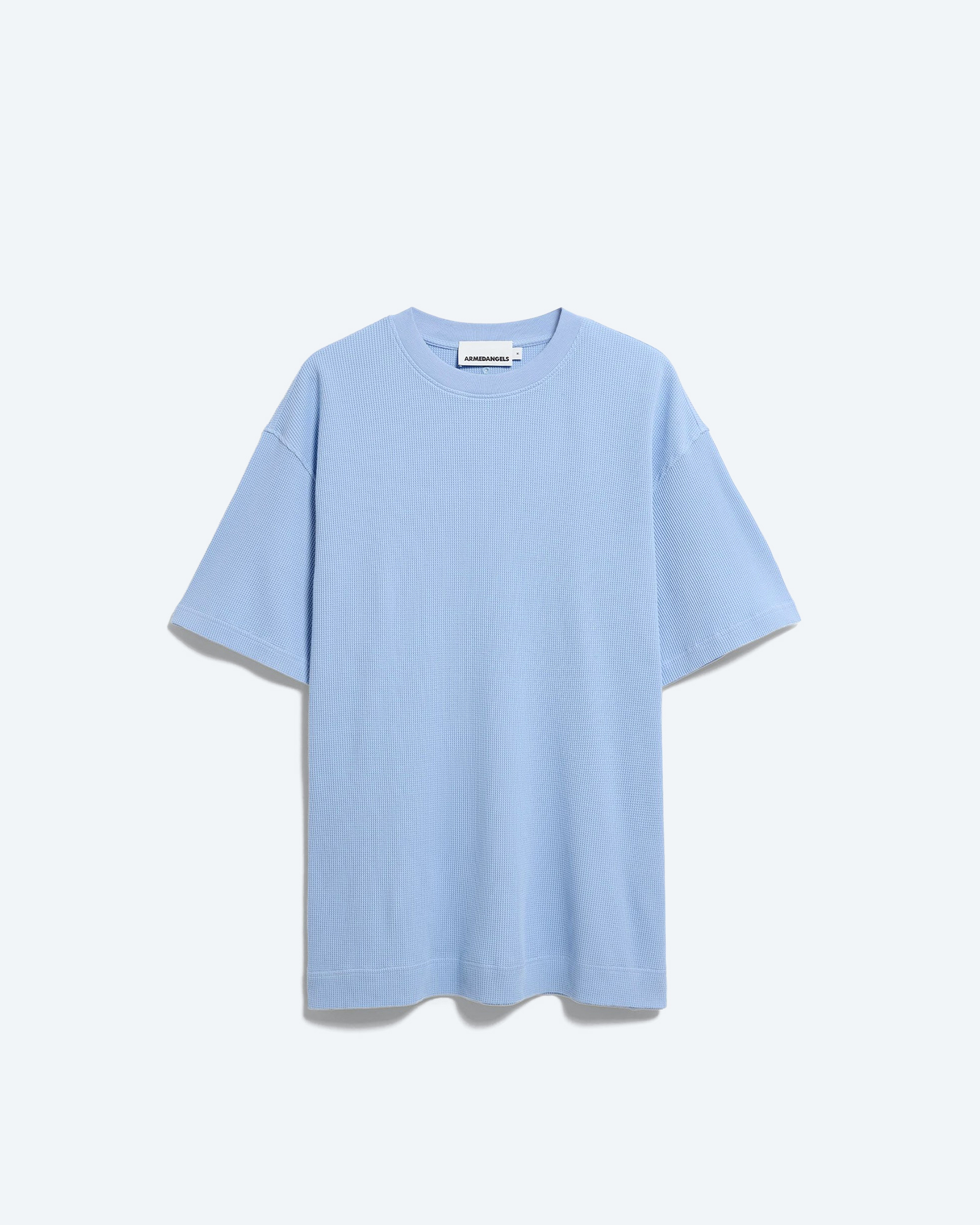 ARMEDANGELS MAARKOS Waffle T-Shirt Wedgwood