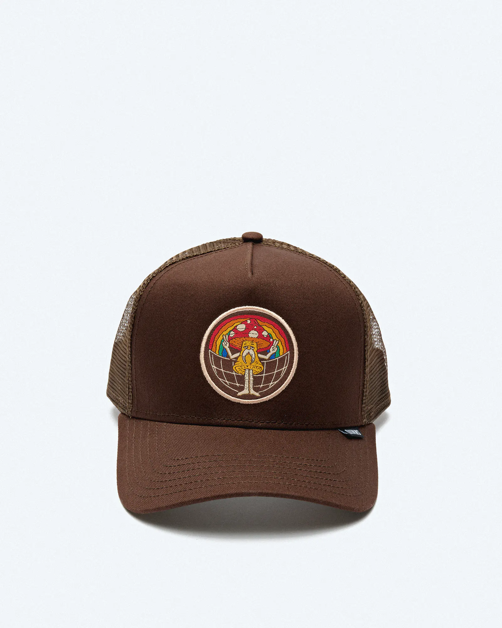 DJINNS Trucker Cap HFT Peace & Harmony Brown DJINNS Trucker Cap HFT Peace & Harmony Brown
