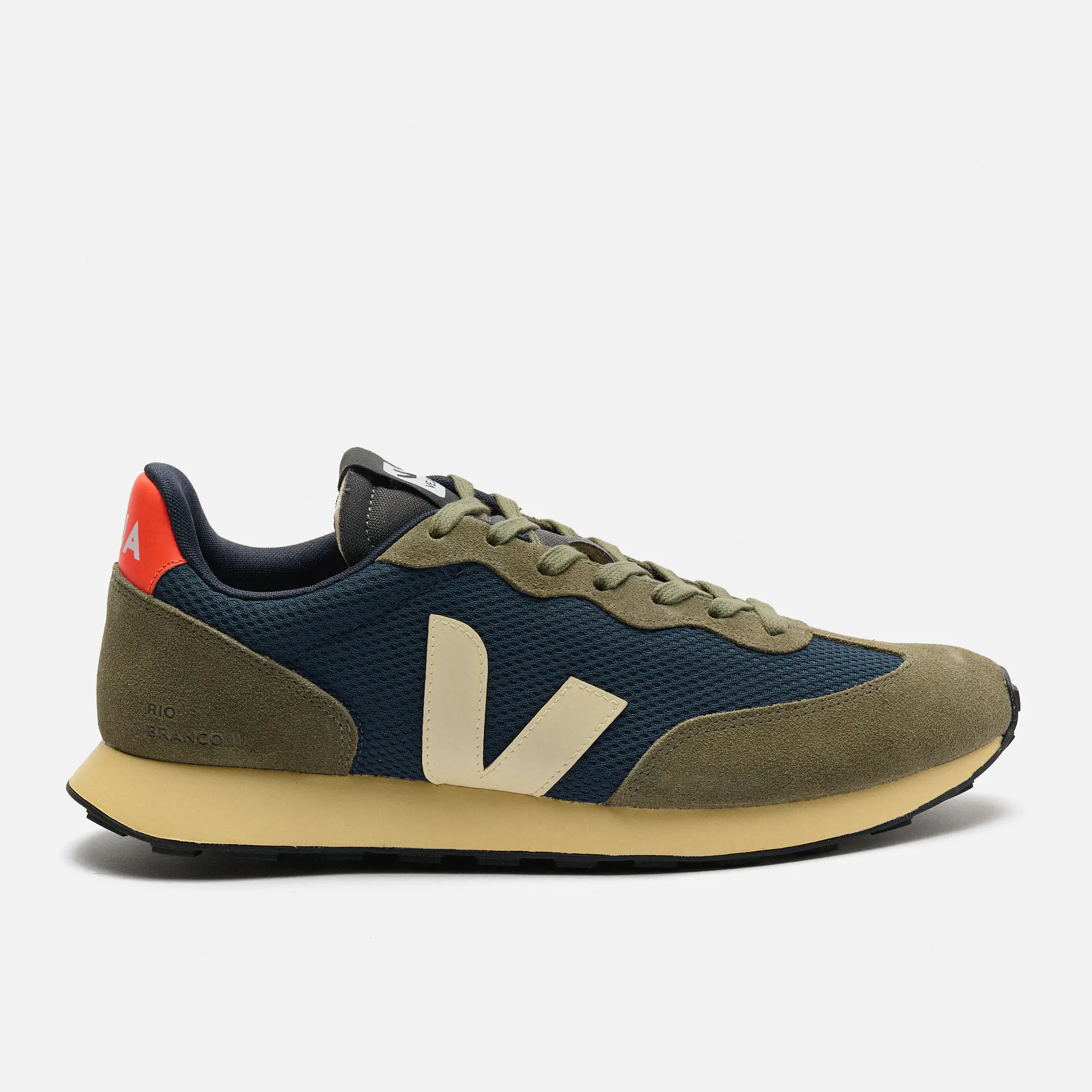 Veja Men Rio Branco II Sneaker Nautico Pierre Orange/Fluo