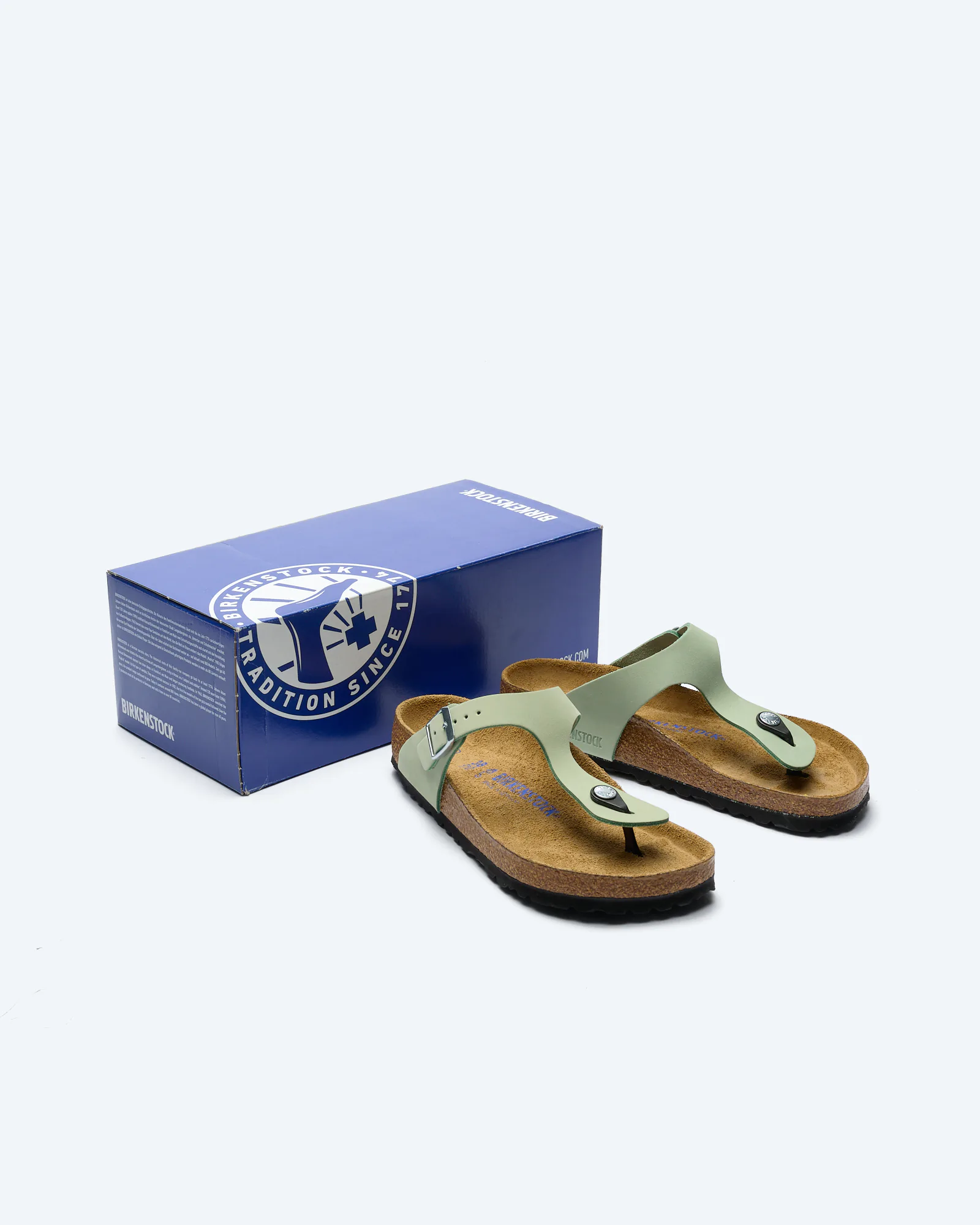 Gizeh Soft Footbed Sandals Matcha