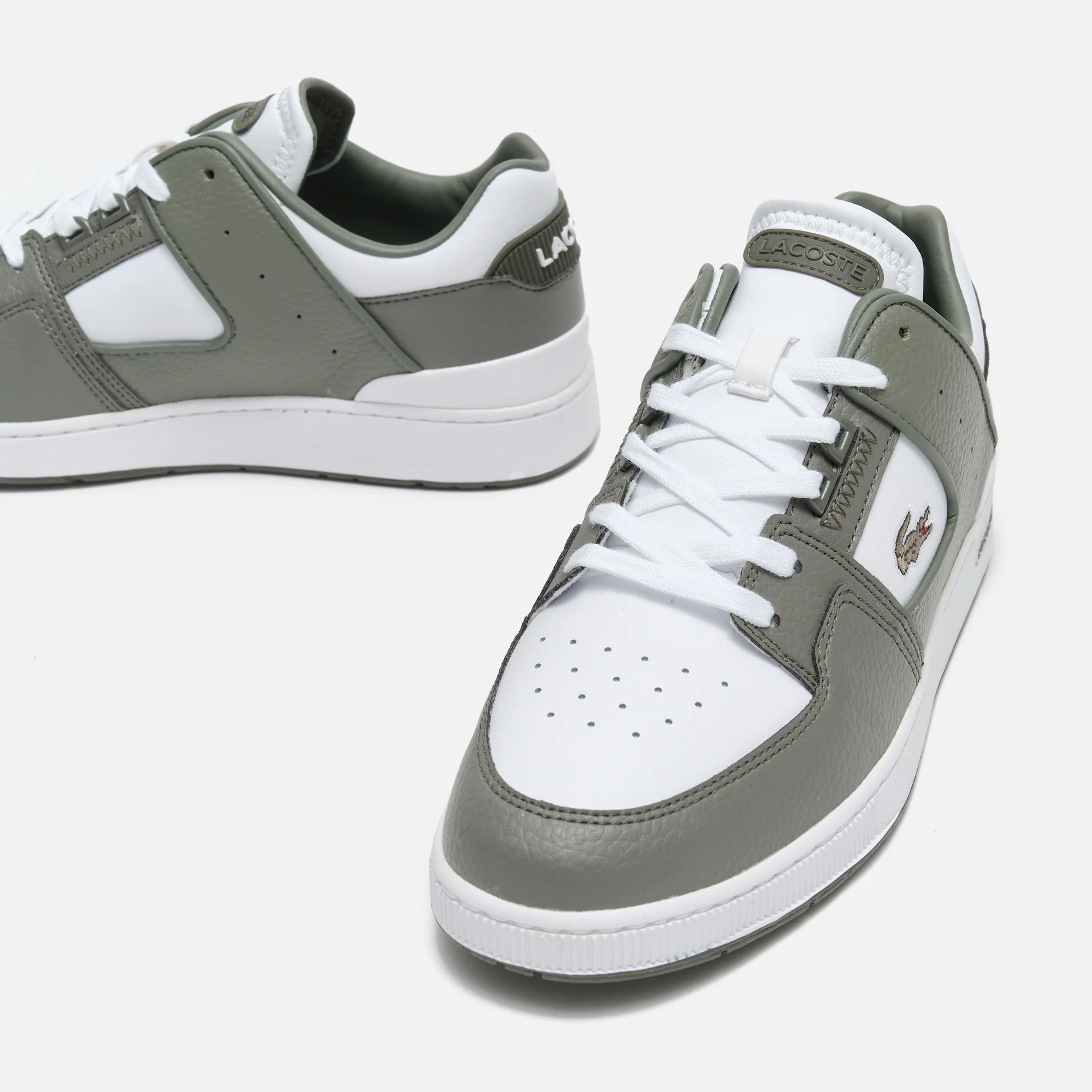 Lacoste Court Cage 223 2 SMA Sneaker White/Khaki