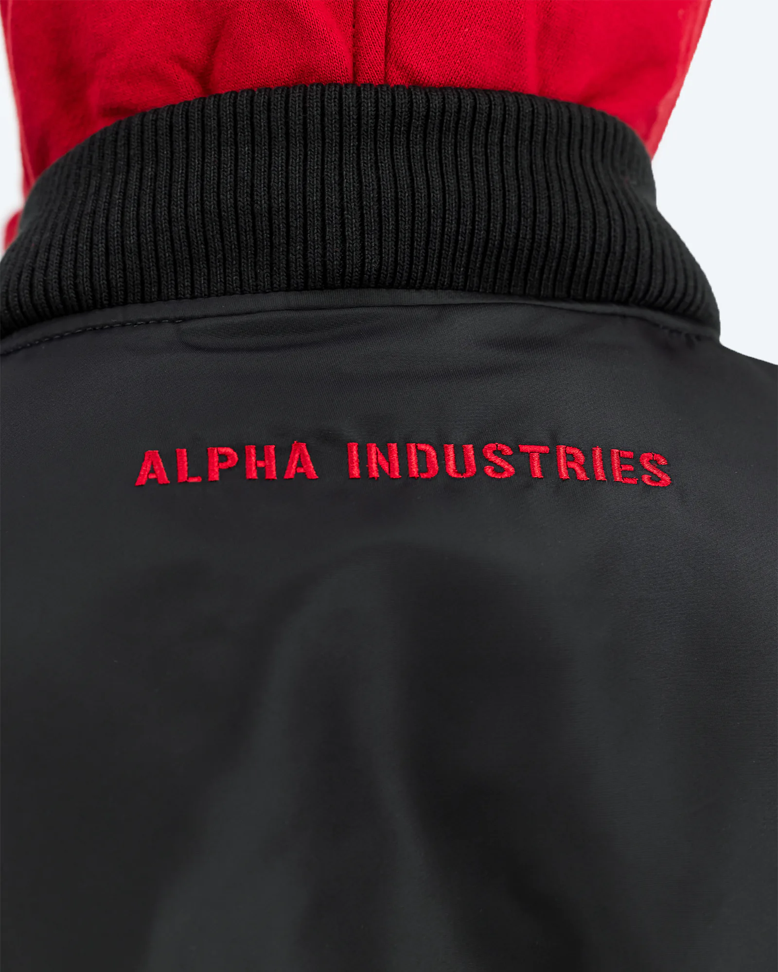 MA-1 D-Tec Sleeve Embroidery Jacket Black/Red