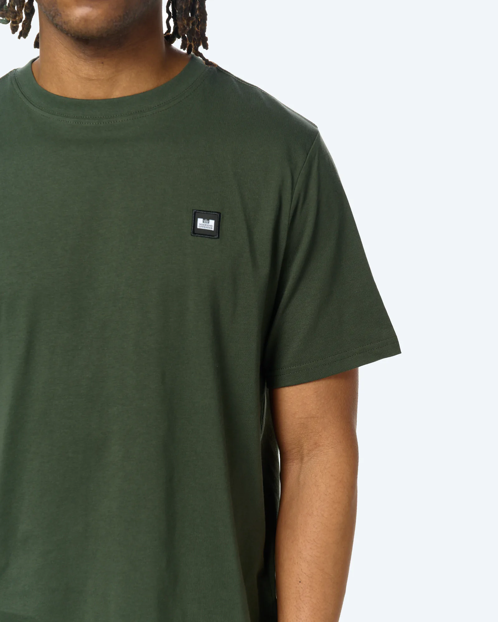 Weekend Offender Brooklands Badge T-Shirt Dark Green