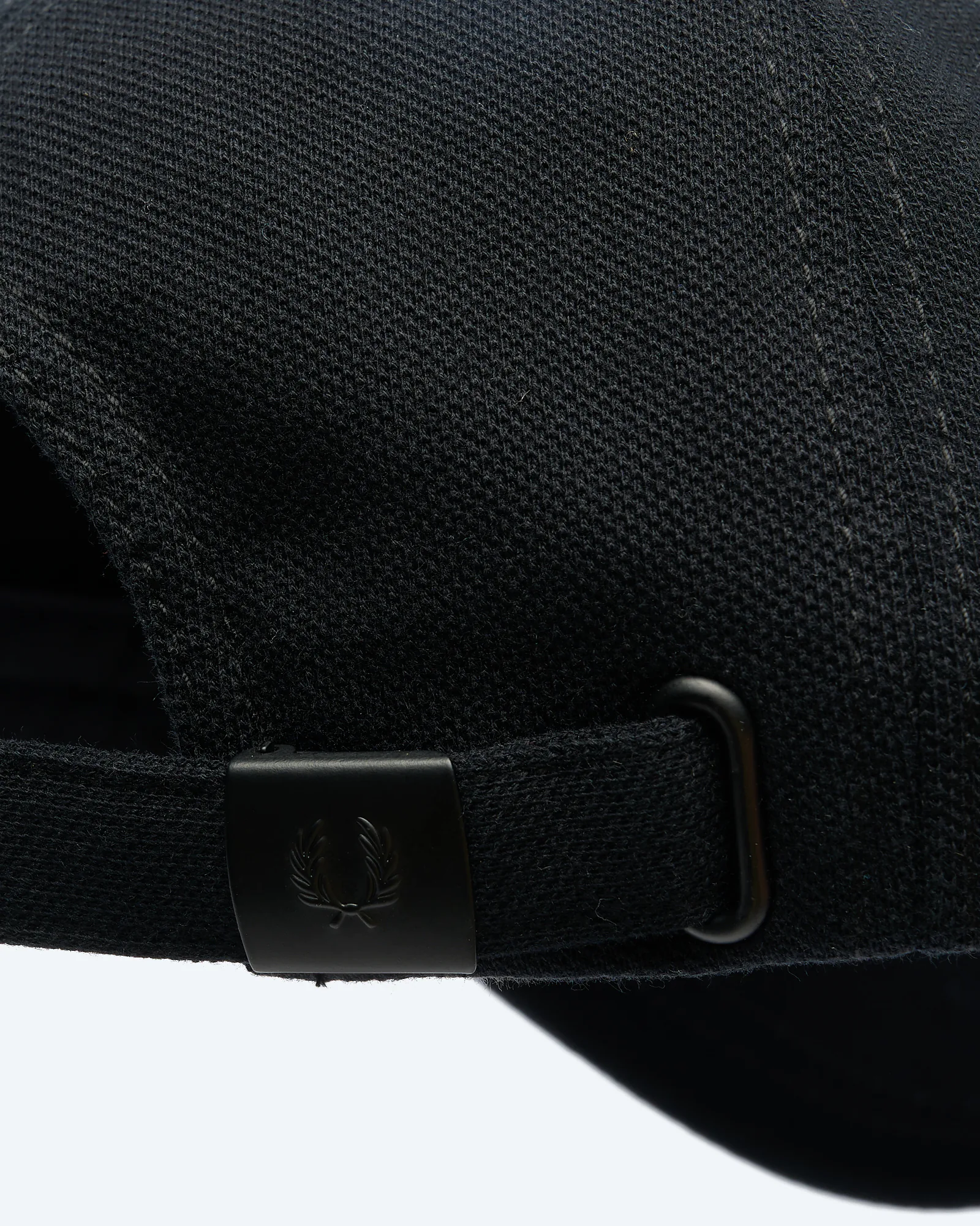 Fred Perry Pique Classic Cap Black/Dark Caramel