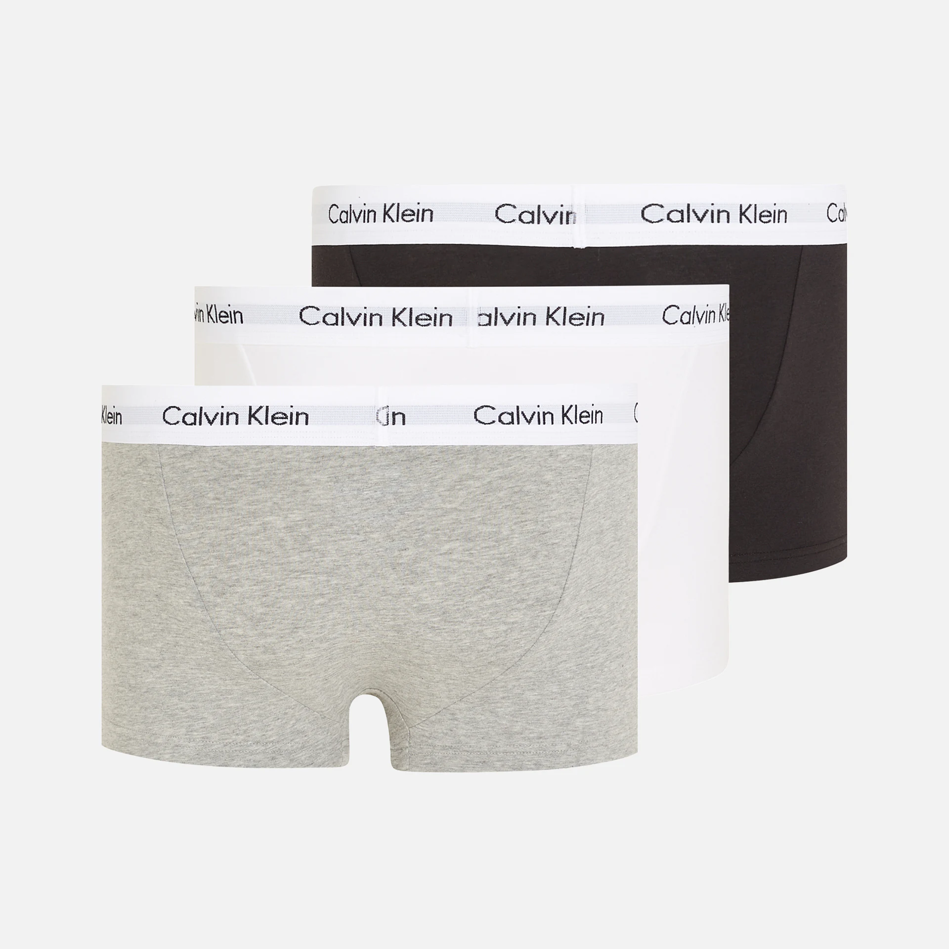 Calvin Klein 3Pack Low Rise Trunk Black/White/Grey Heather