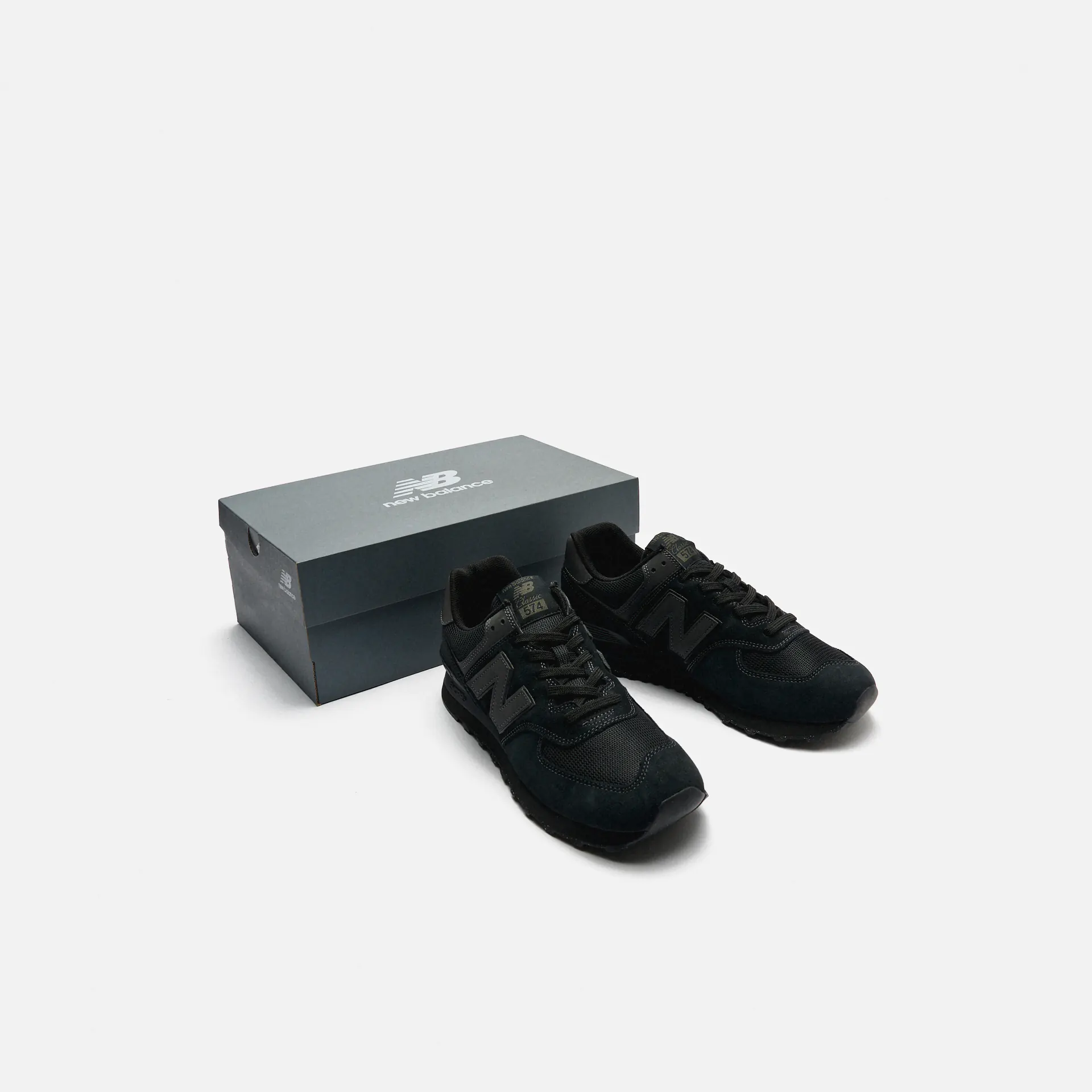 New Balance ML574 Sneaker Black/Black
