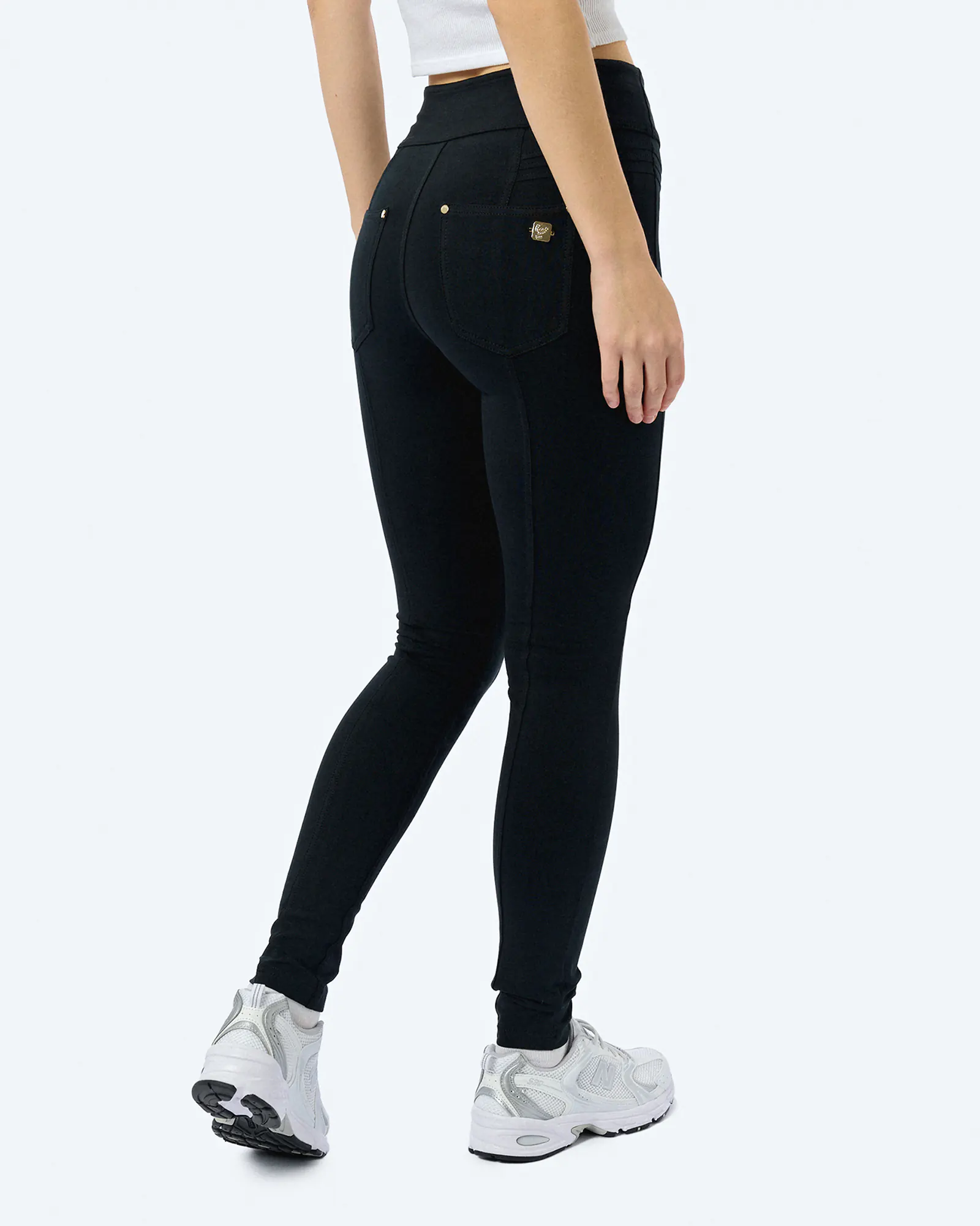 Freddy N.O.W. Medium Waist Jersey Pants Black Freddy N.O.W. Medium Waist Jersey Pants Black