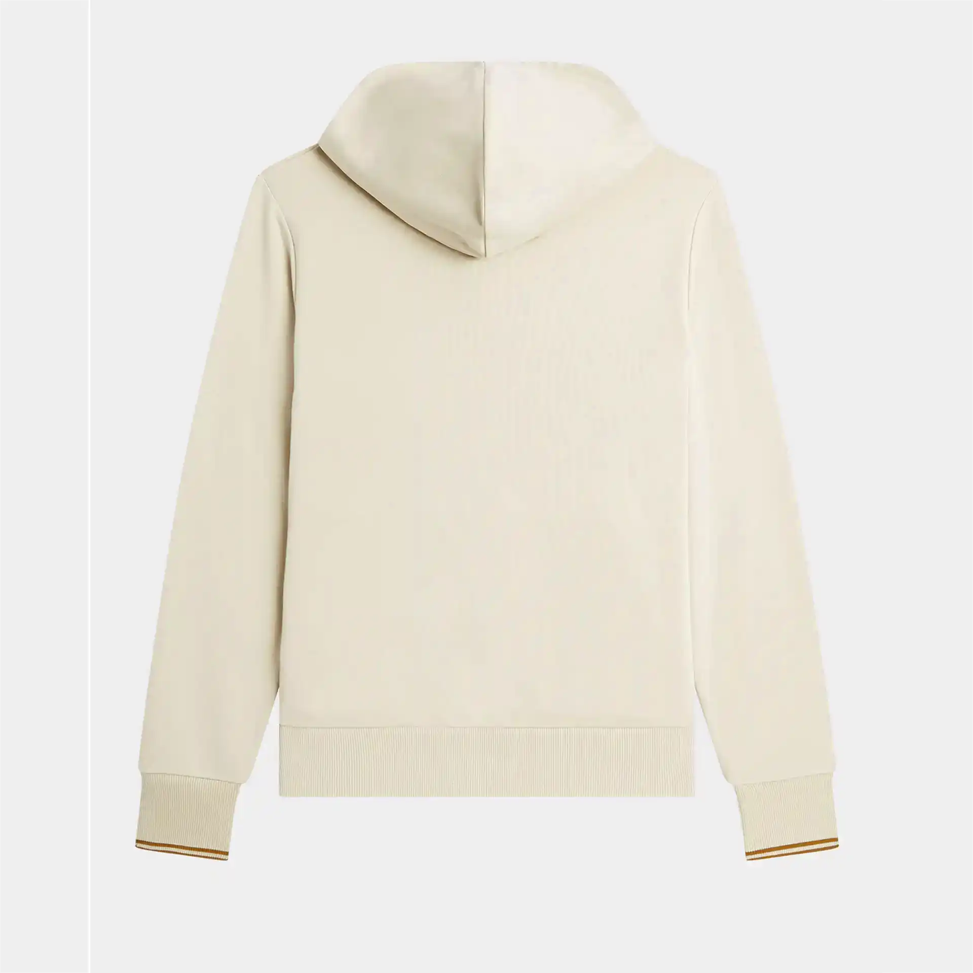 Fred Perry Tipped Hooded Sweatshirt Oatmeal
