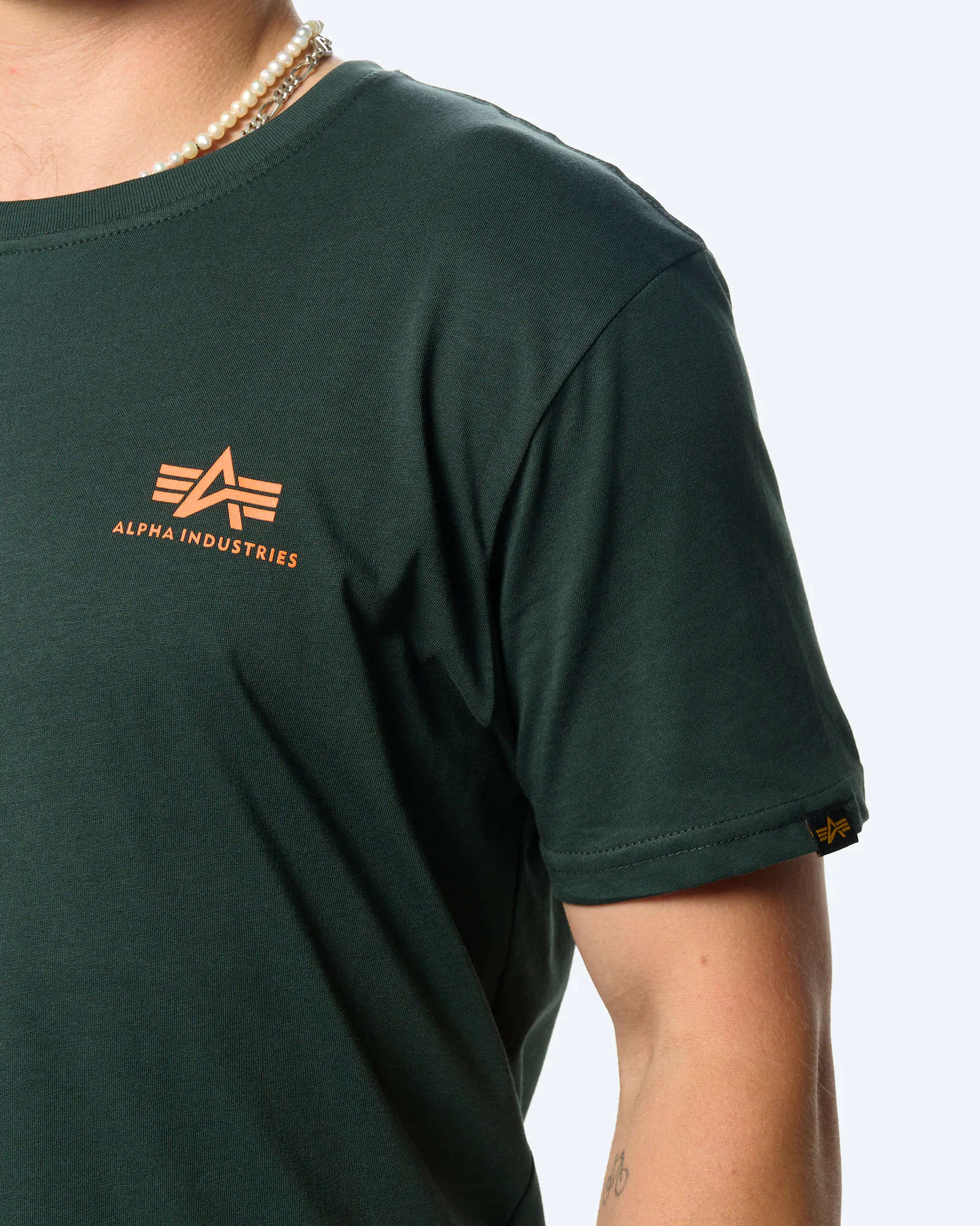 Basic T-Shirt Small Logo Dark Petrol