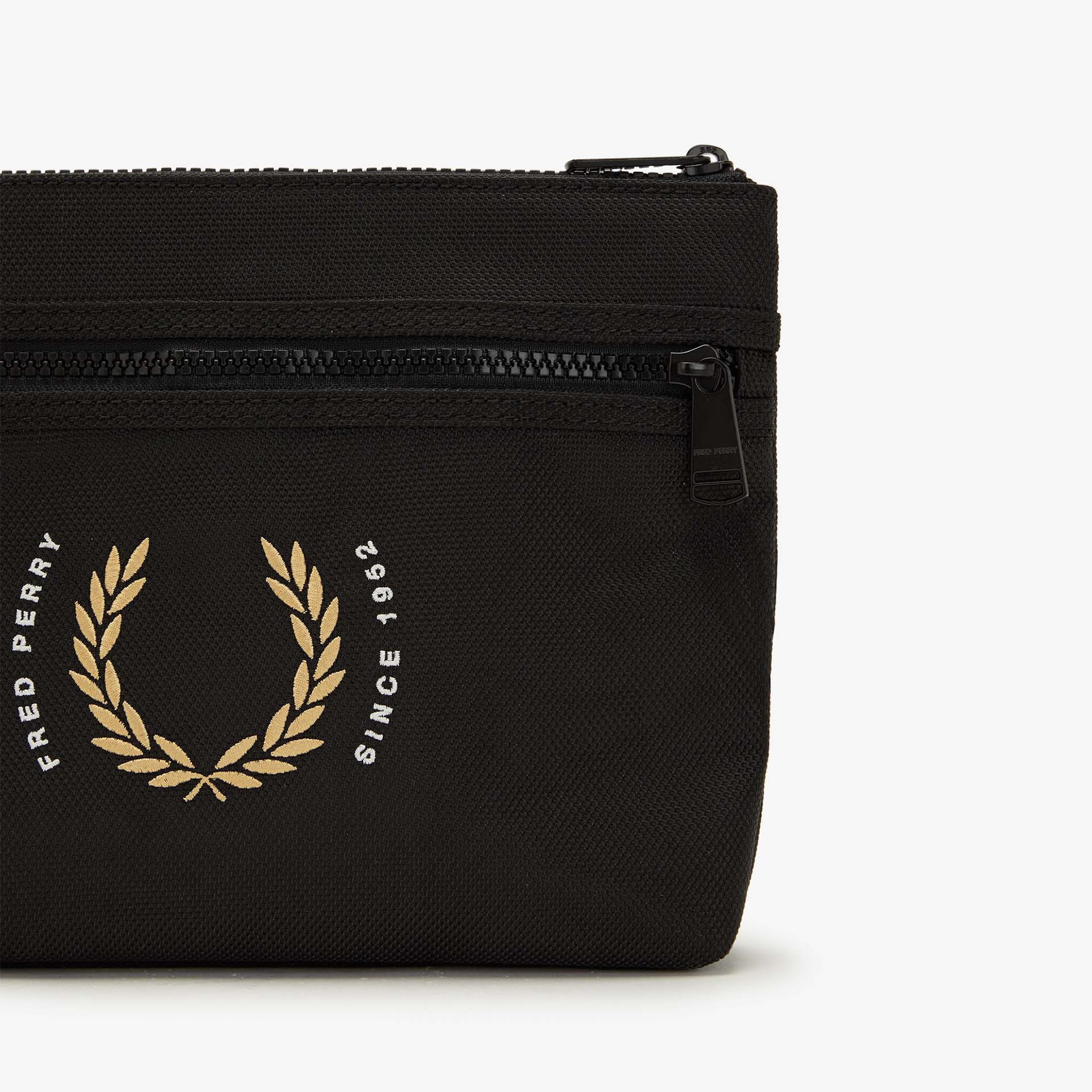 Fred Perry Laurel Wreath Sacoche Bag Black