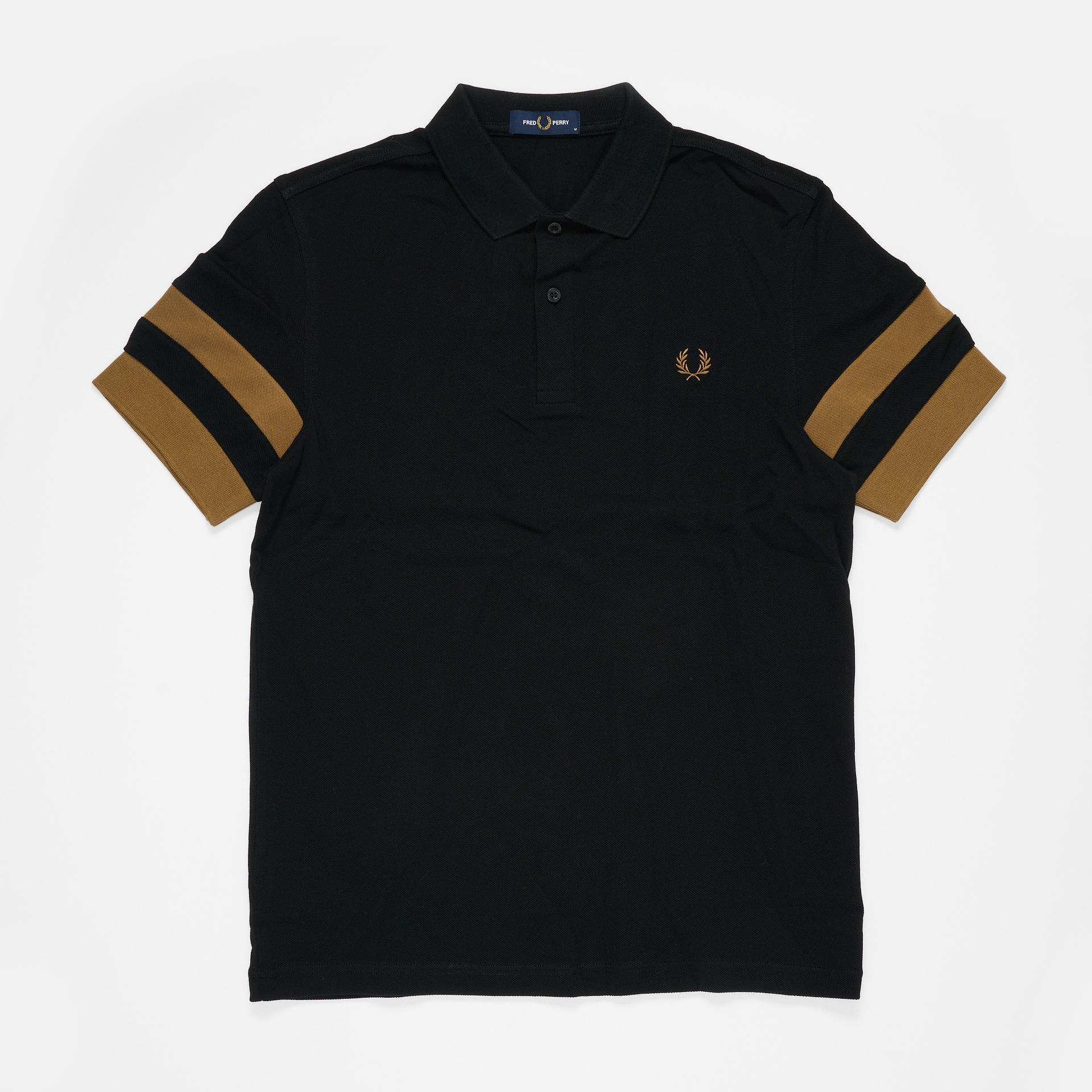 Fred Perry Bold Tipped Herren Polo Shirt Black