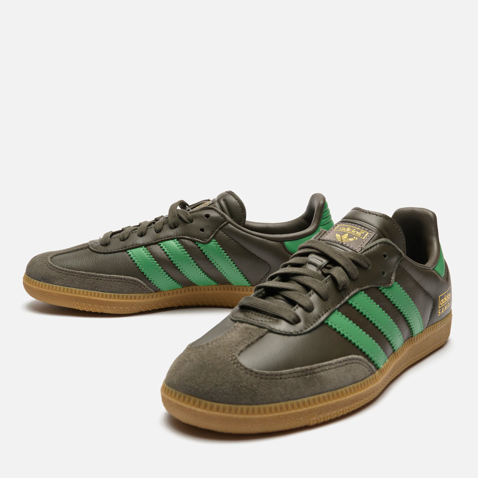 adidas Samba Sneaker OG Shadow Olive Preloved Green Gum