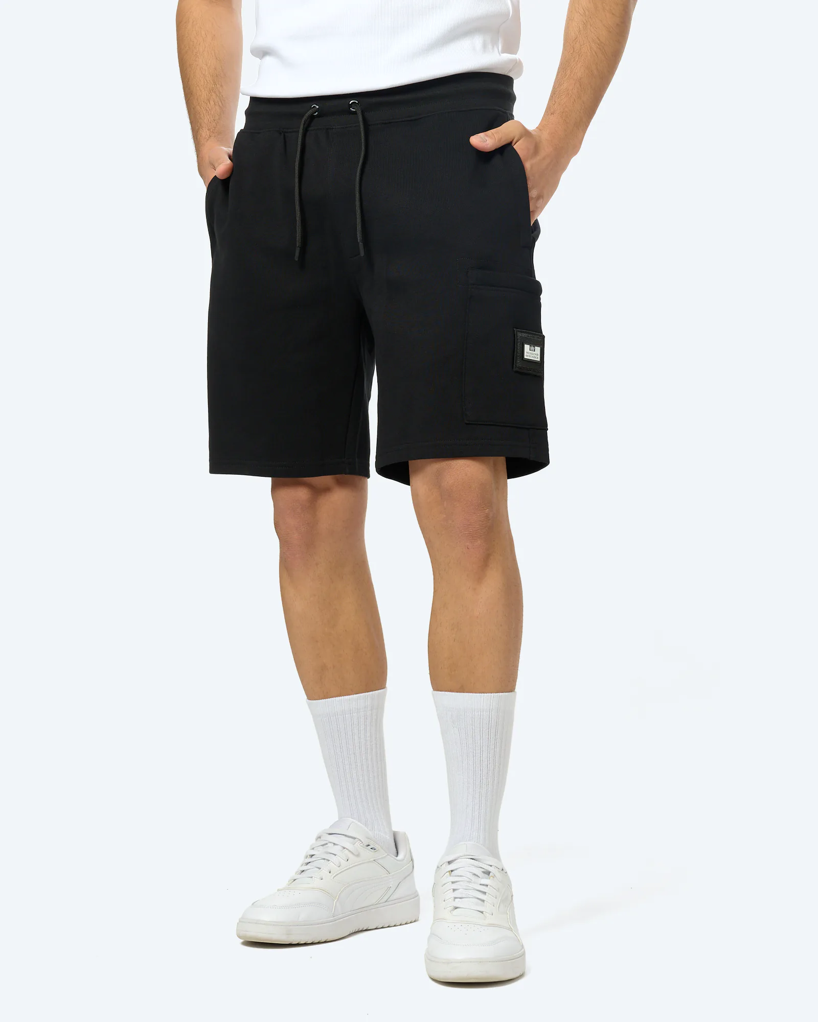 Weekend Offender Hawkins Zip Pocket Short Black