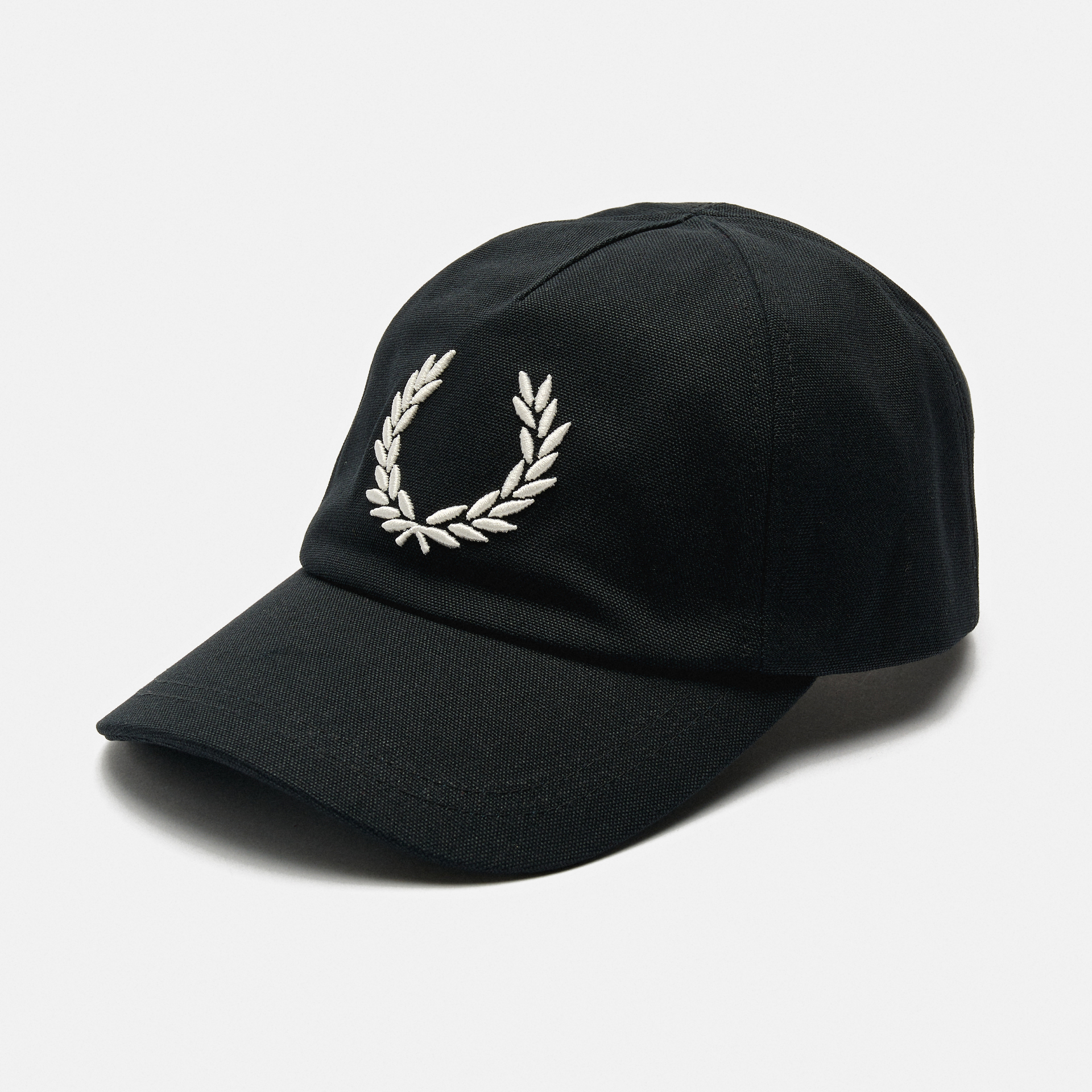 Fred Perry Bold Branding Canvas Cap Black/Snow White