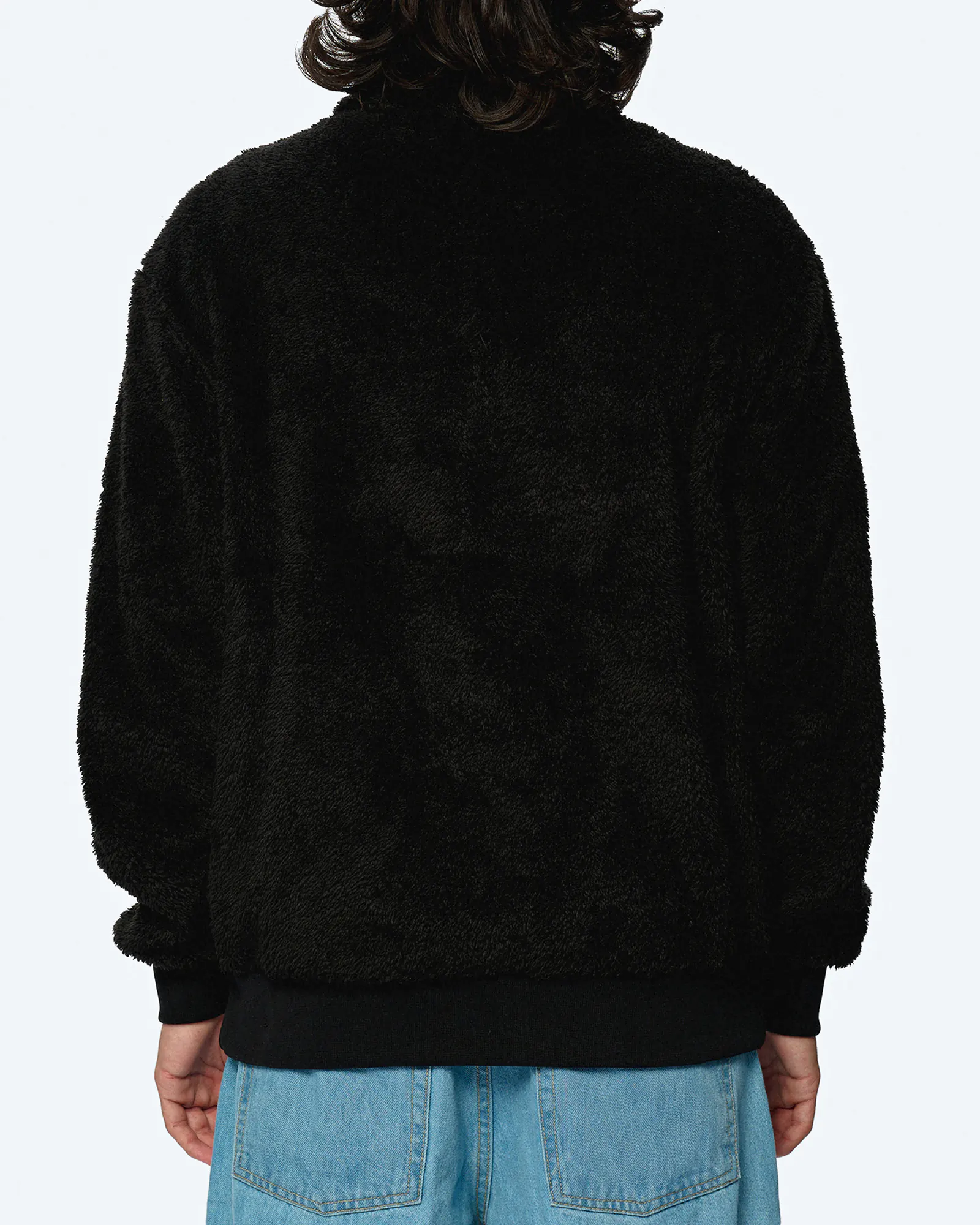 Champion Half Zip Fleece Sweatshirt Black Champion Half Zip Fleece Sweatshirt Black