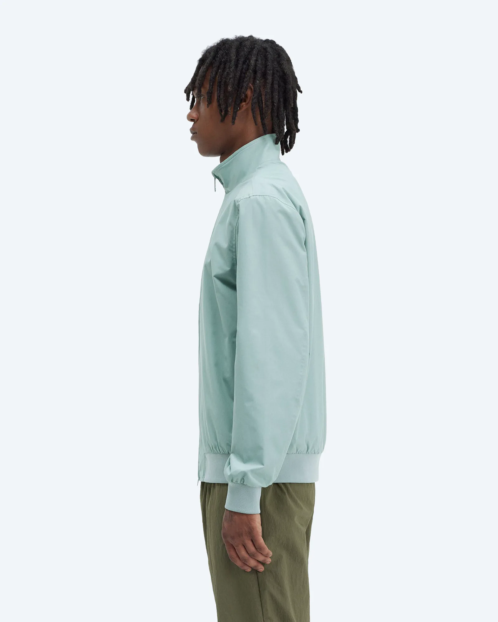 Fred Perry Brentham Jacket Silver Blue