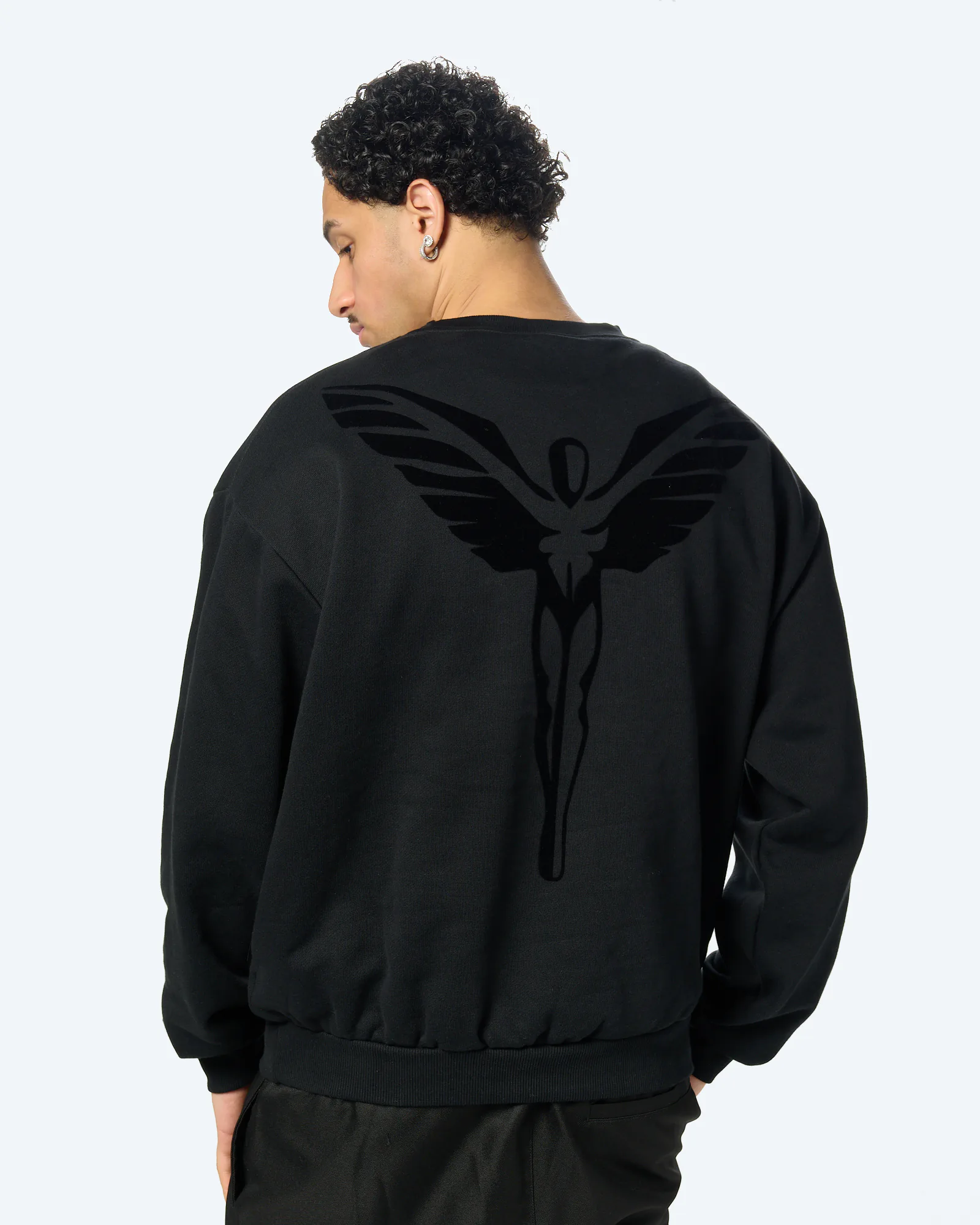 Colucci Crewneck Sweater Ikarus Black