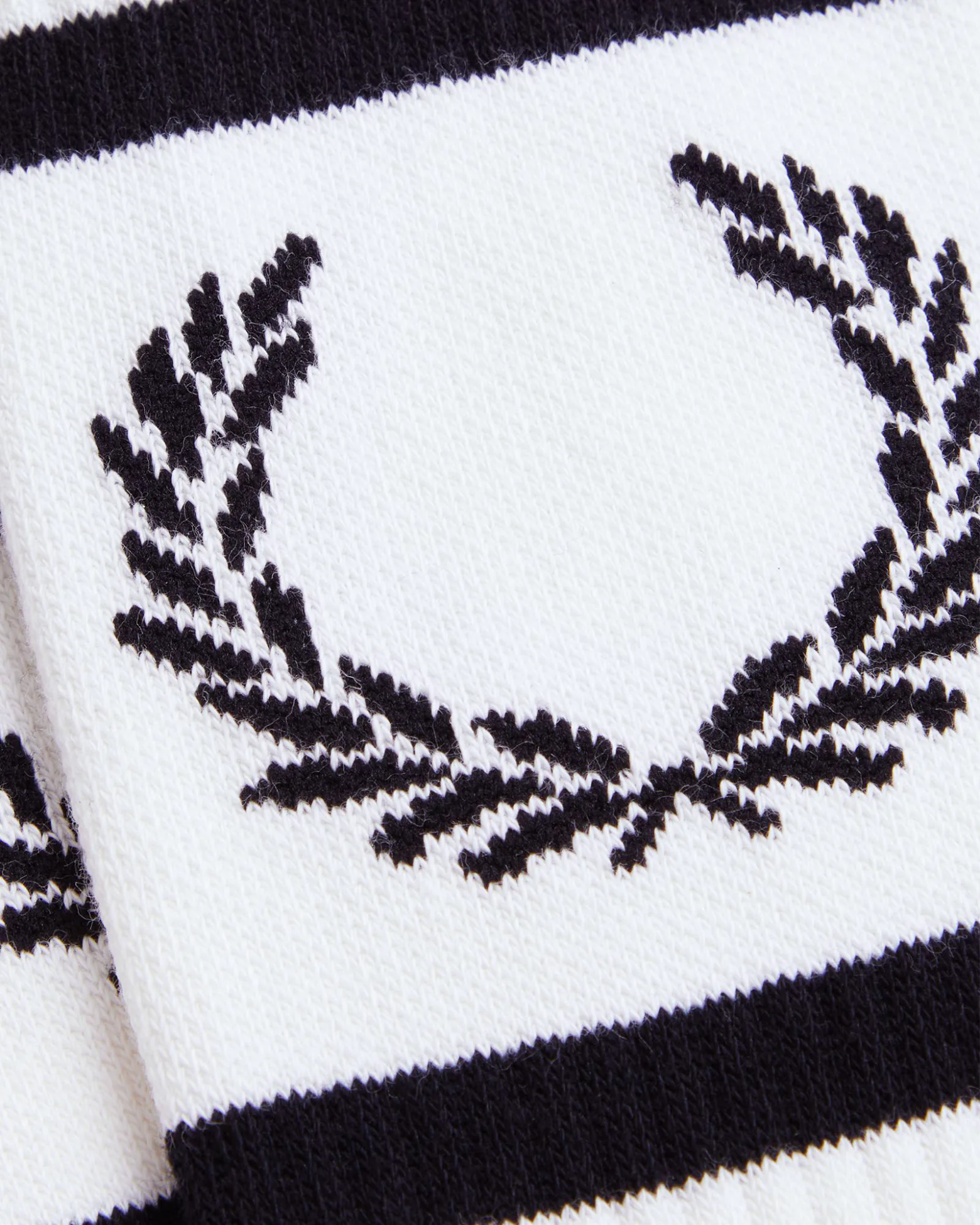 Jacquard Laurel Sock Snow White