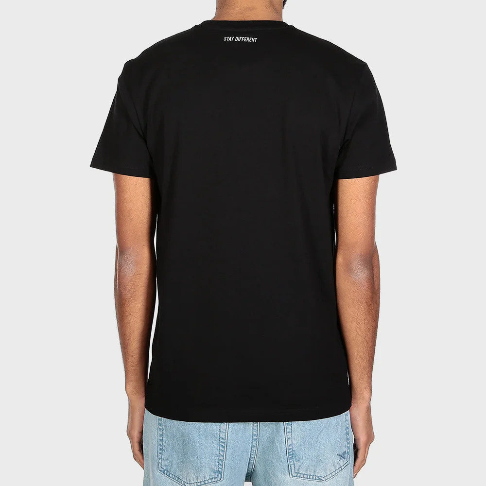 Iriedaily Bye Bye Embroidered T-Shirt Black