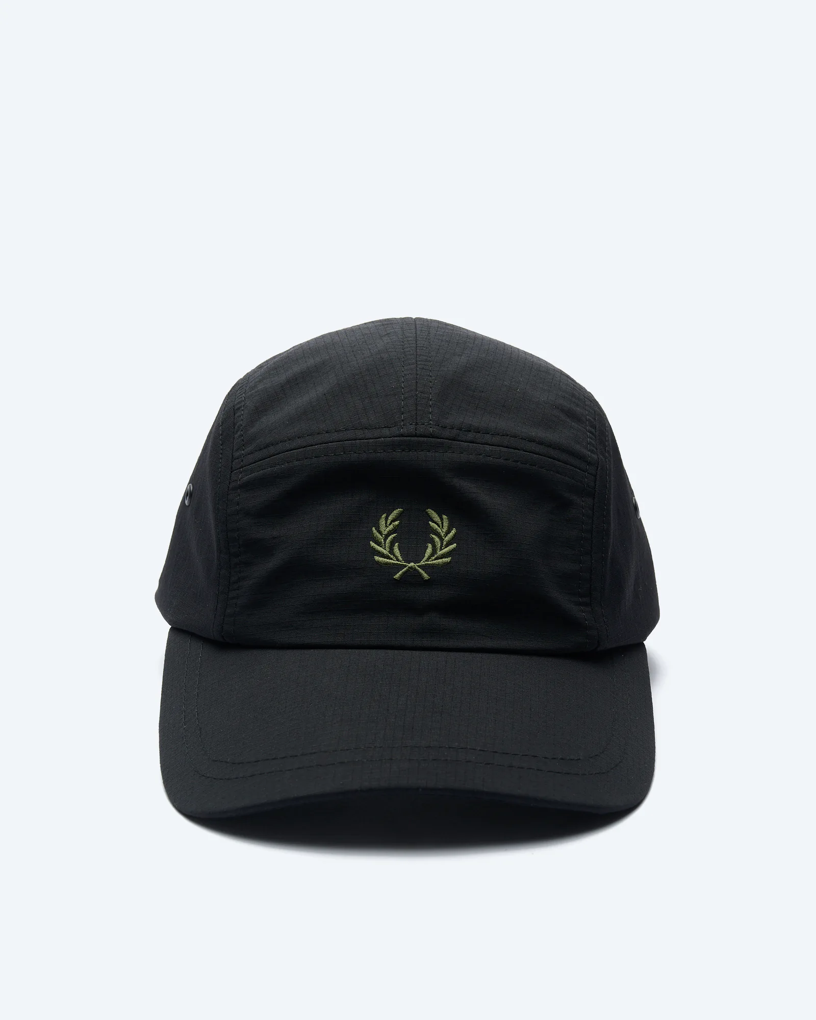 Fred Perry 5 Panel Ripstop Cap Black