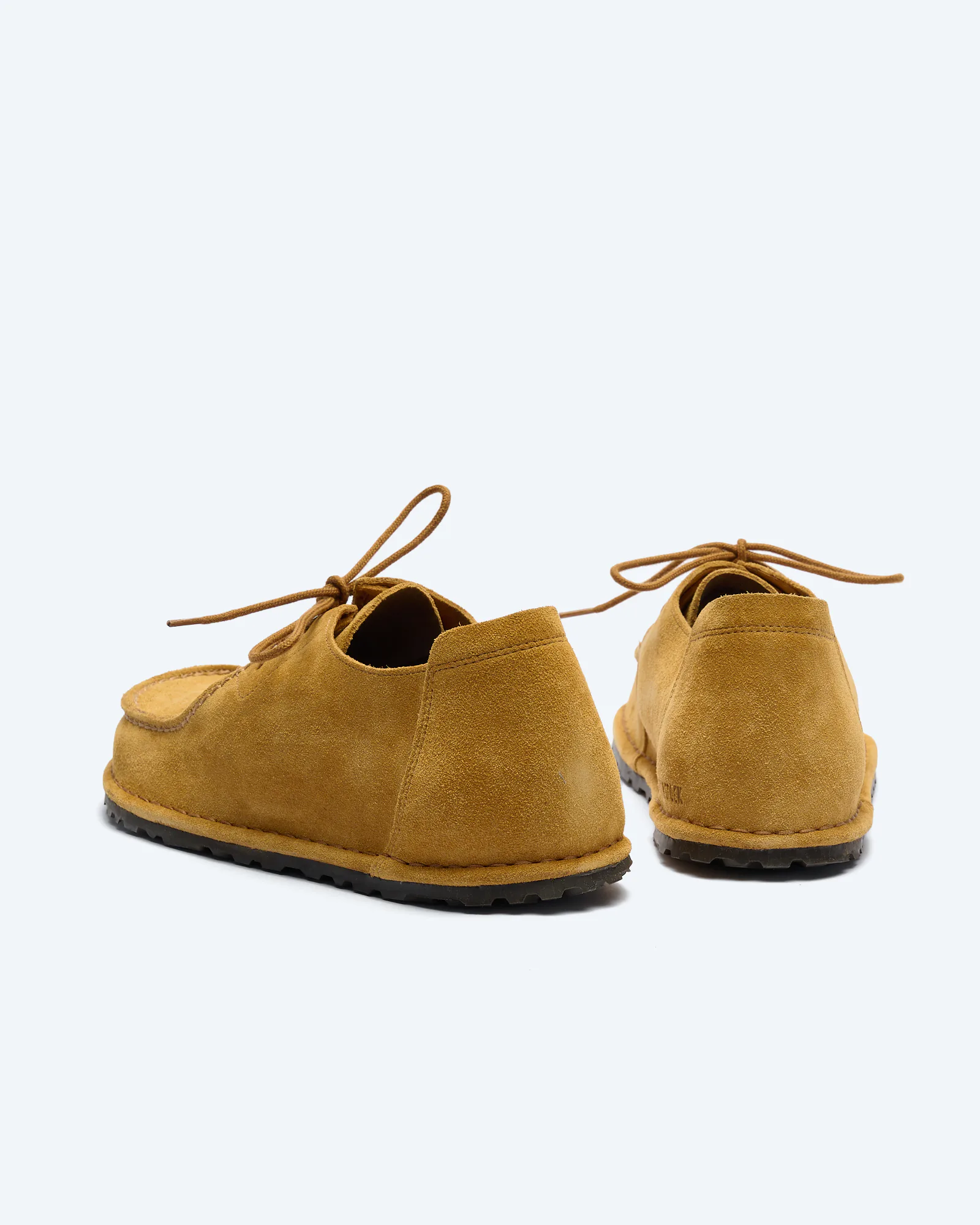 Birkenstock Utti Lace Suede Leather Shoes Cork Brown