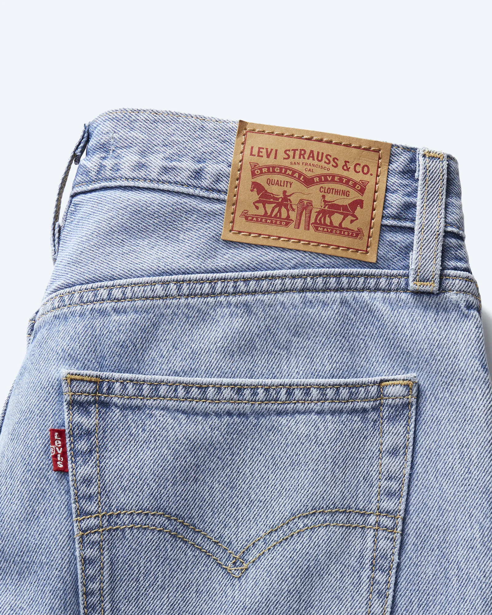 94 Baggy Med Indigo - Worn In Riveting