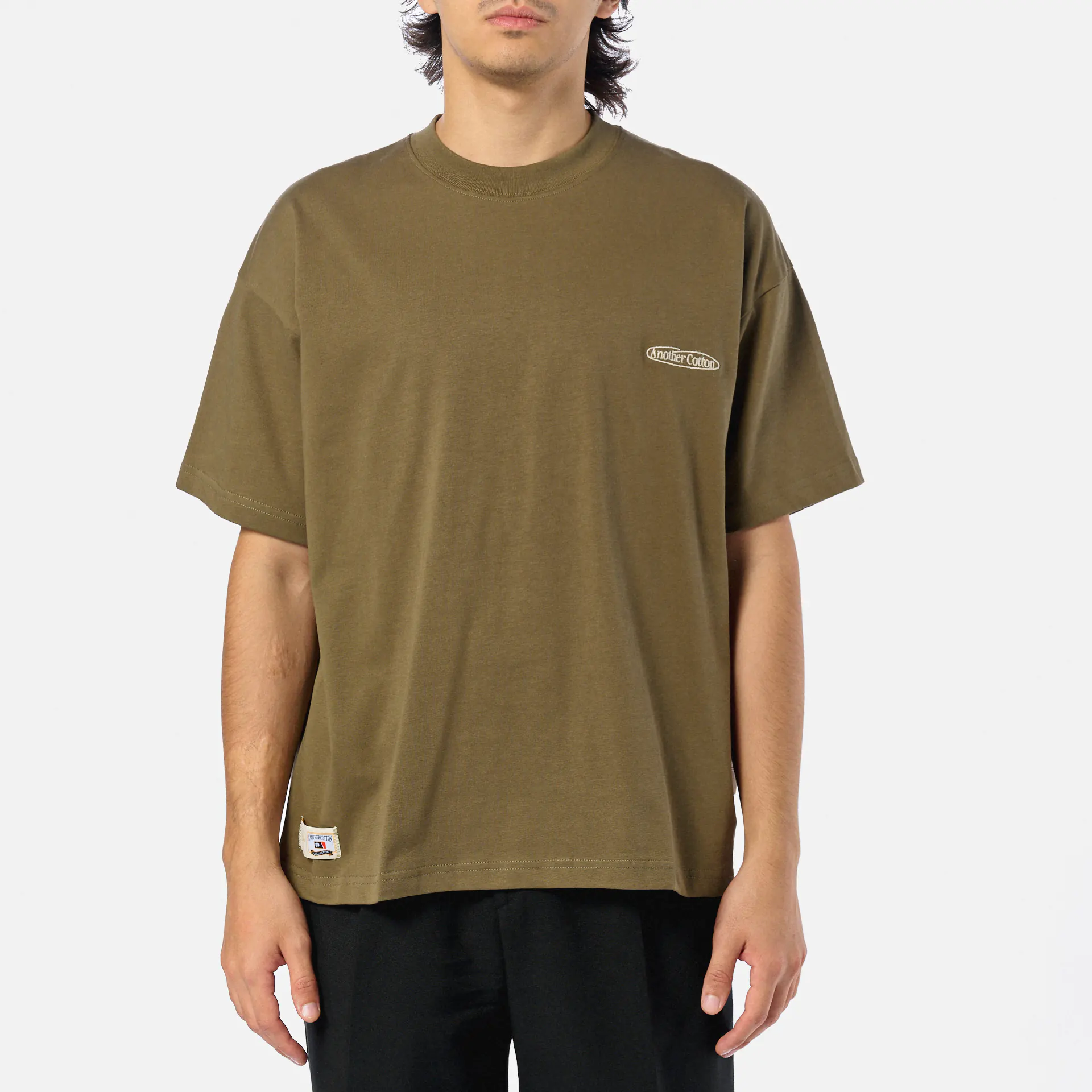 Another Cotton Running Late T-Shirt Khaki
