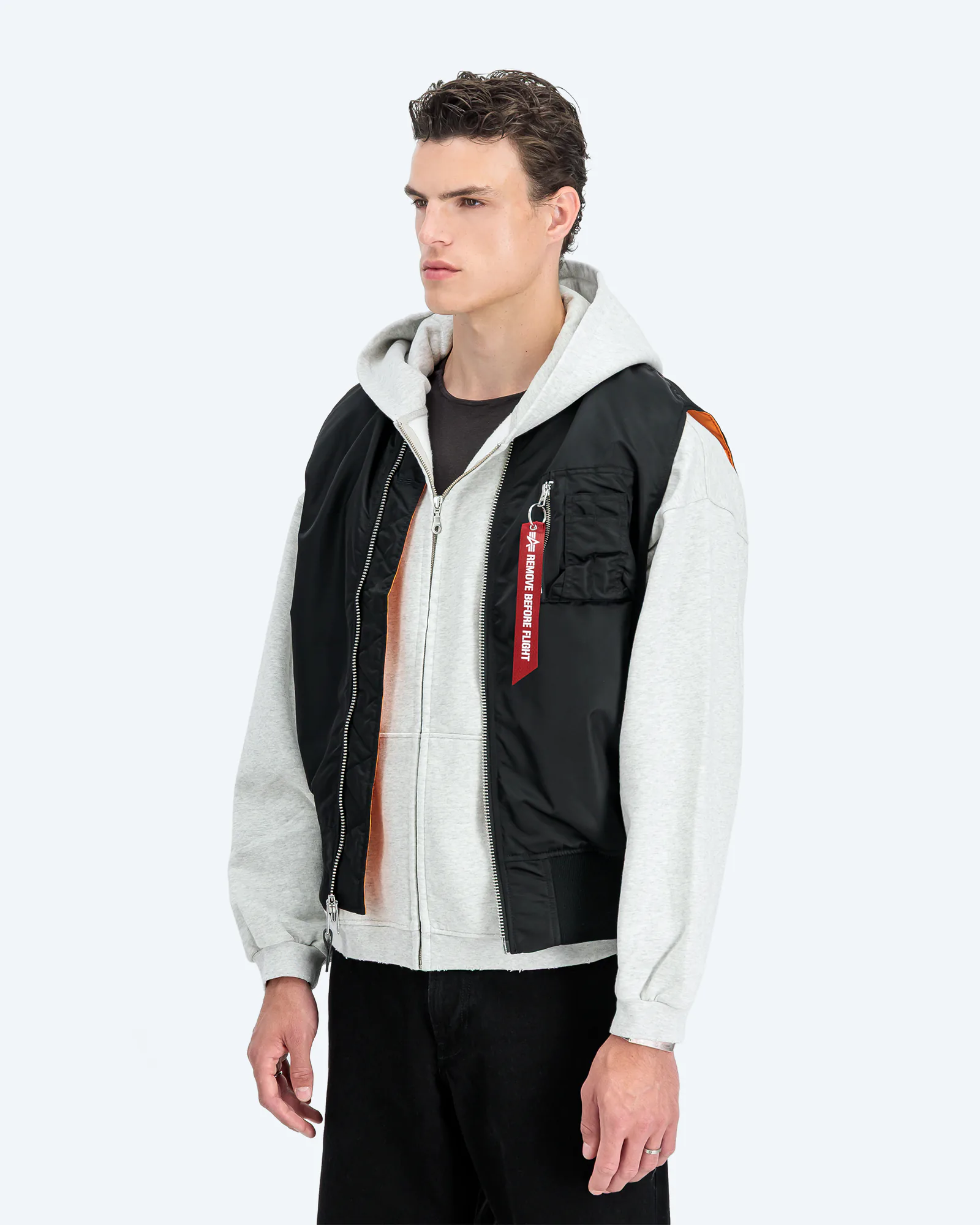 MA-1 Vest Heritage Black