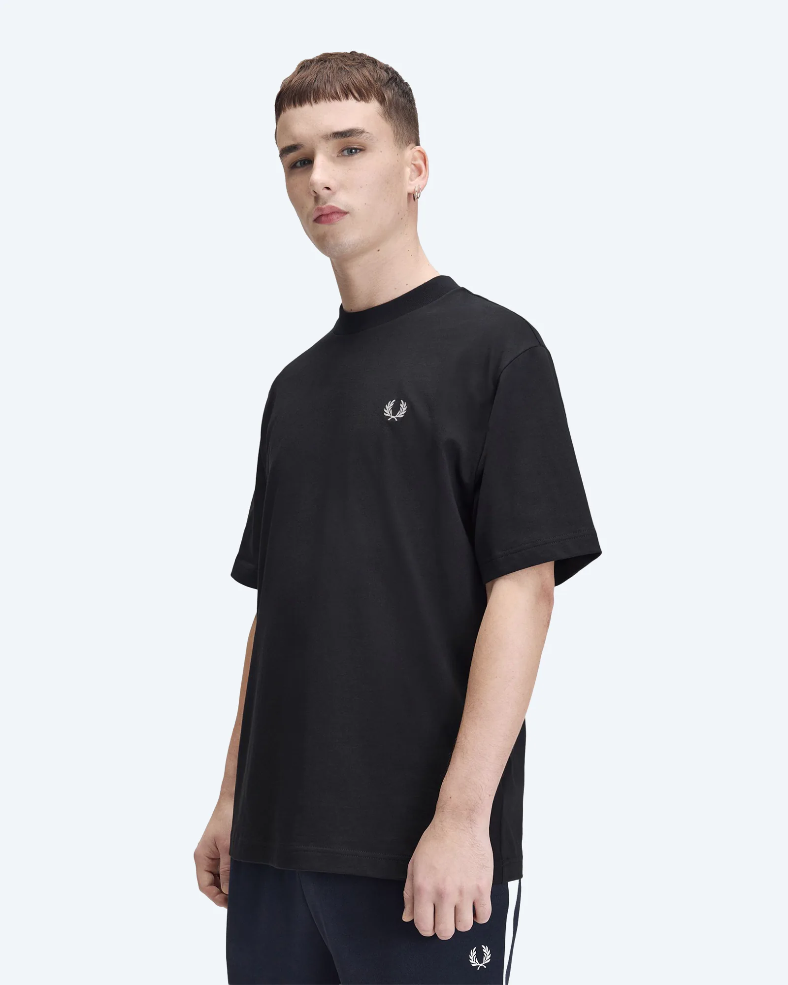 Reflective Laurel Wreath T-Shirt Black