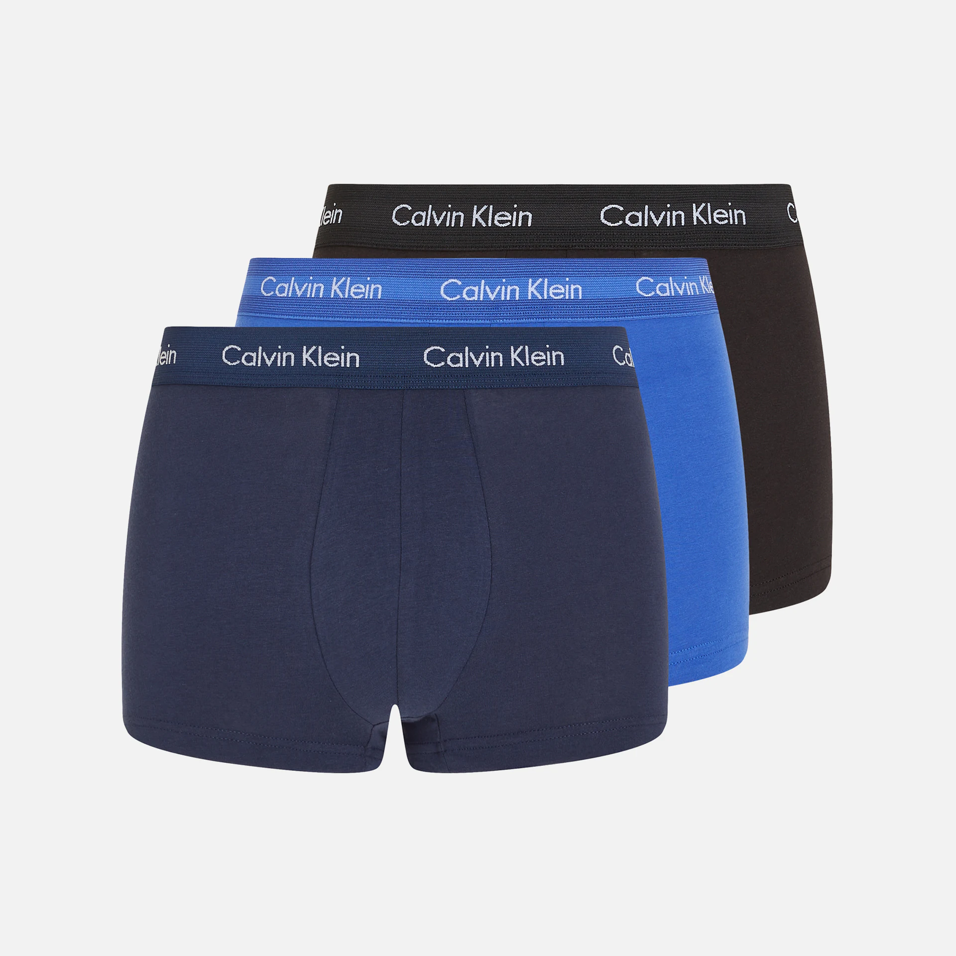 Calvin Klein 3Pack Low Rise Trunk Black/Blueshadow/Cobaltwater