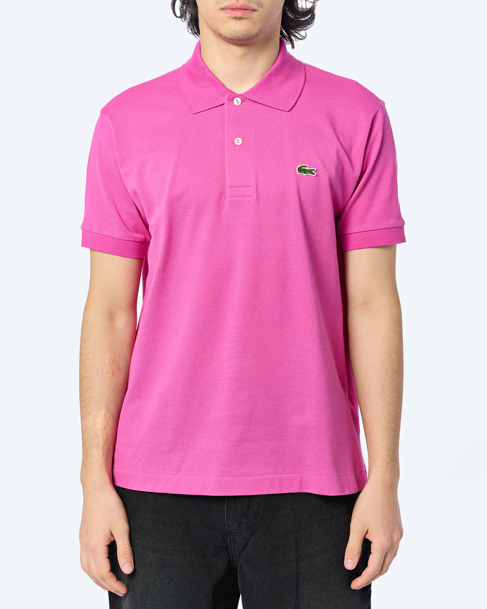 Lacoste Classic Fit Piqué Poloshirt Malva Lacoste Classic Fit Piqué Poloshirt Malva