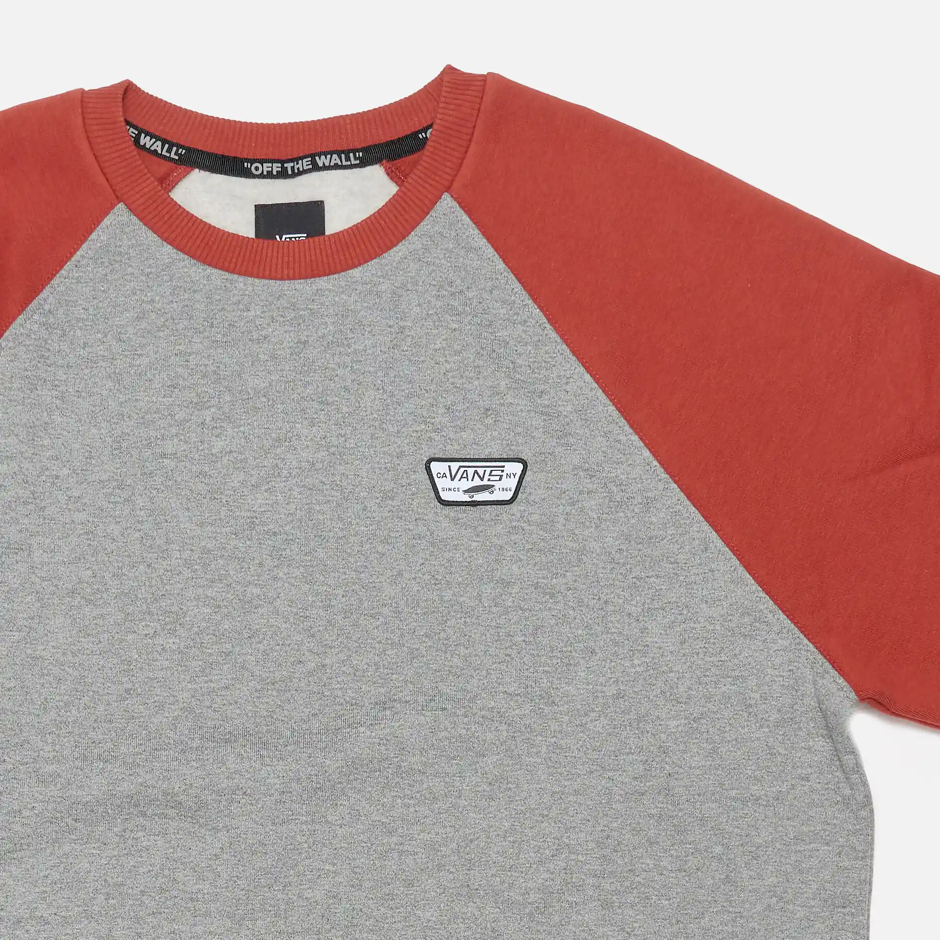 Vans Rutland Sweatshirt Burnt Henna/Cement Heather Vans Rutland Sweatshirt Burnt Henna/Cement Heather