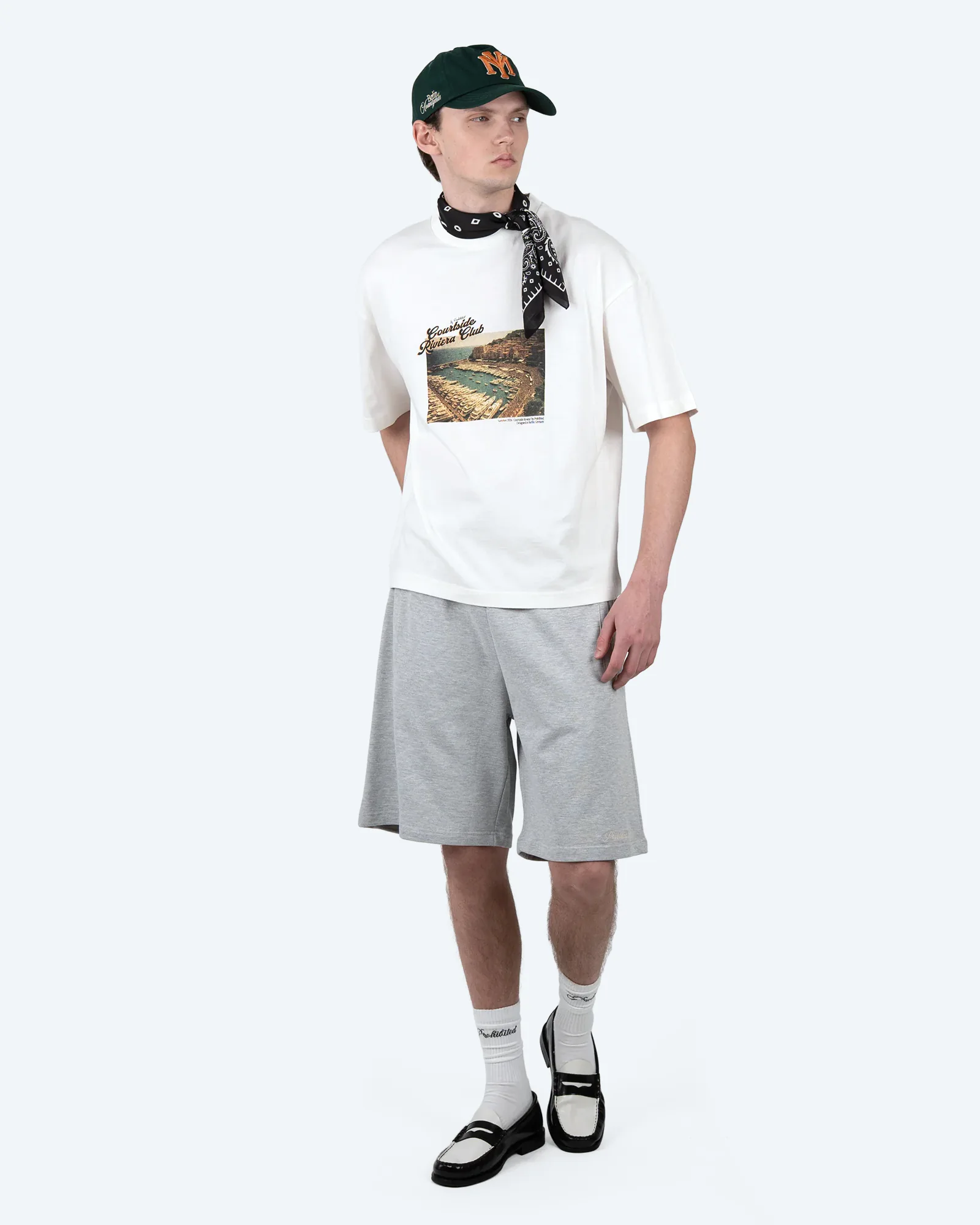 Champagne Courtside T-Shirt Off-White