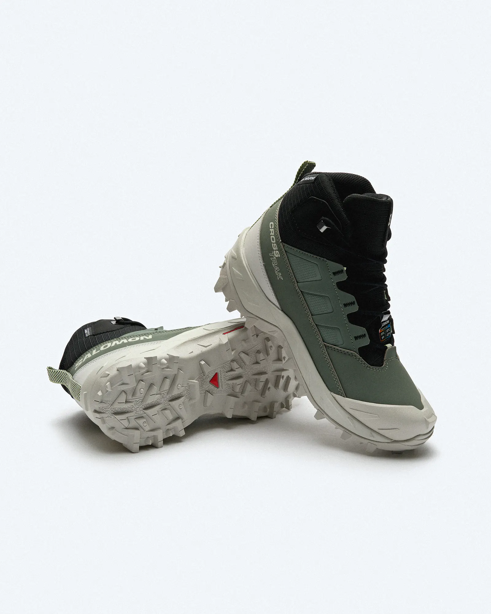 Salomon CROSSTRAK WP Boots Agave Green/Black/Canary Green Salomon CROSSTRAK WP Boots Agave Green/Black/Canary Green