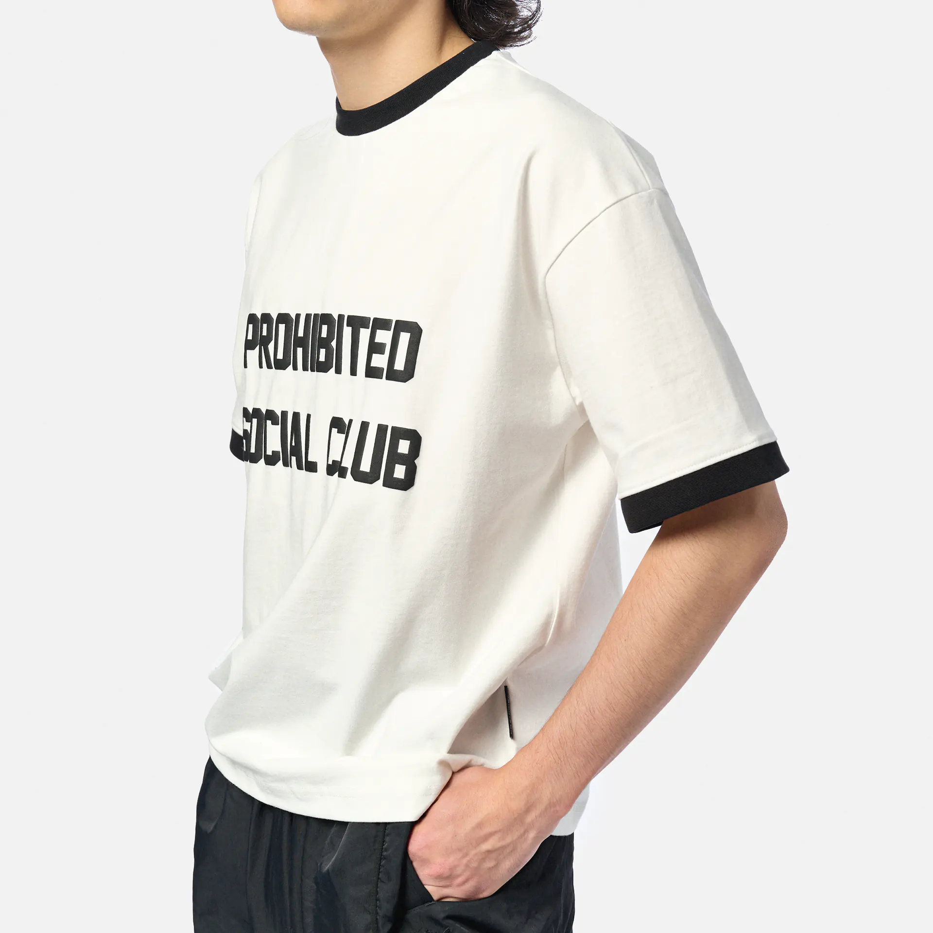 Prohibited SC Contrast T-Shirt Black
