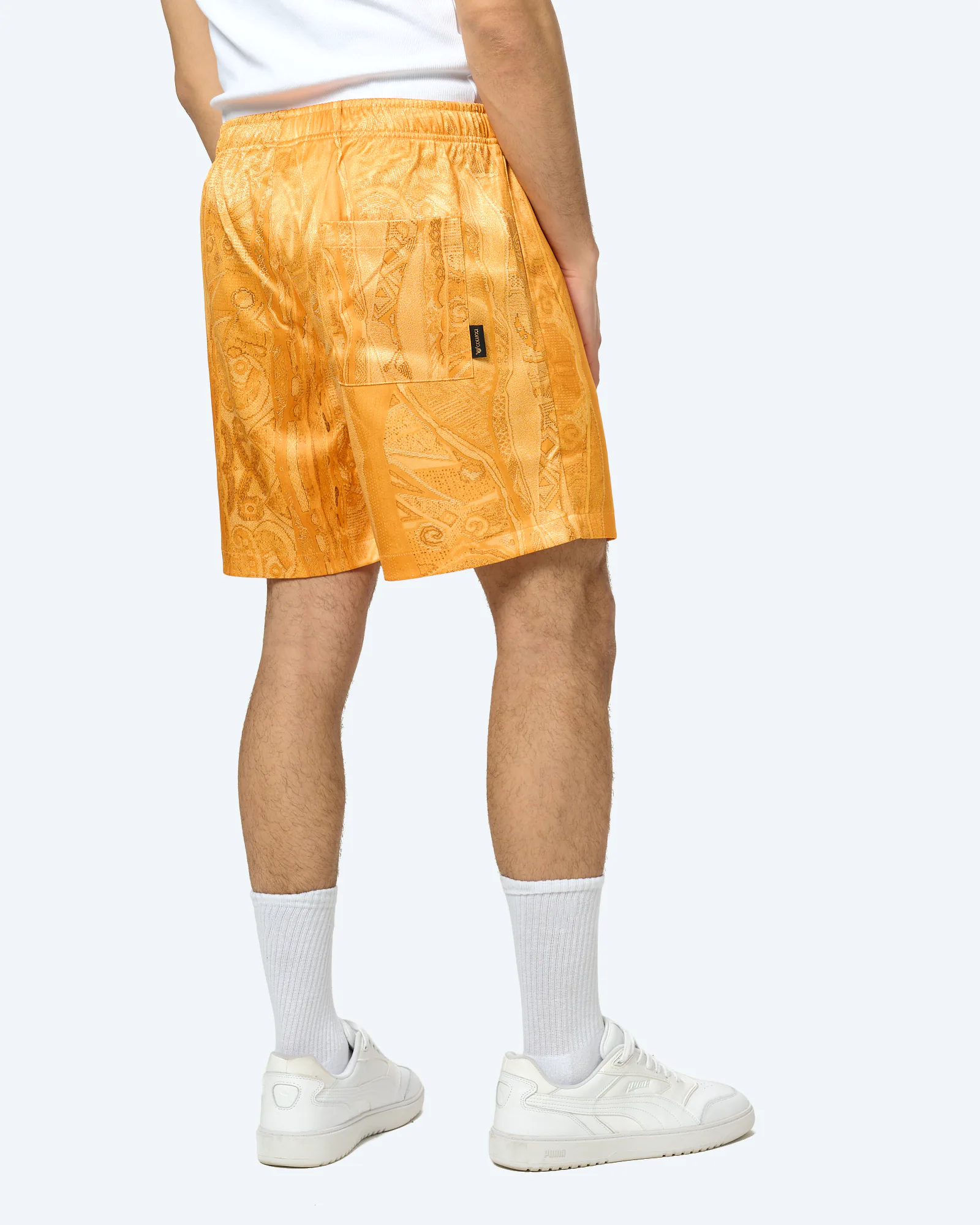 Colucci Signature Resort Shorts  AOP Yellow