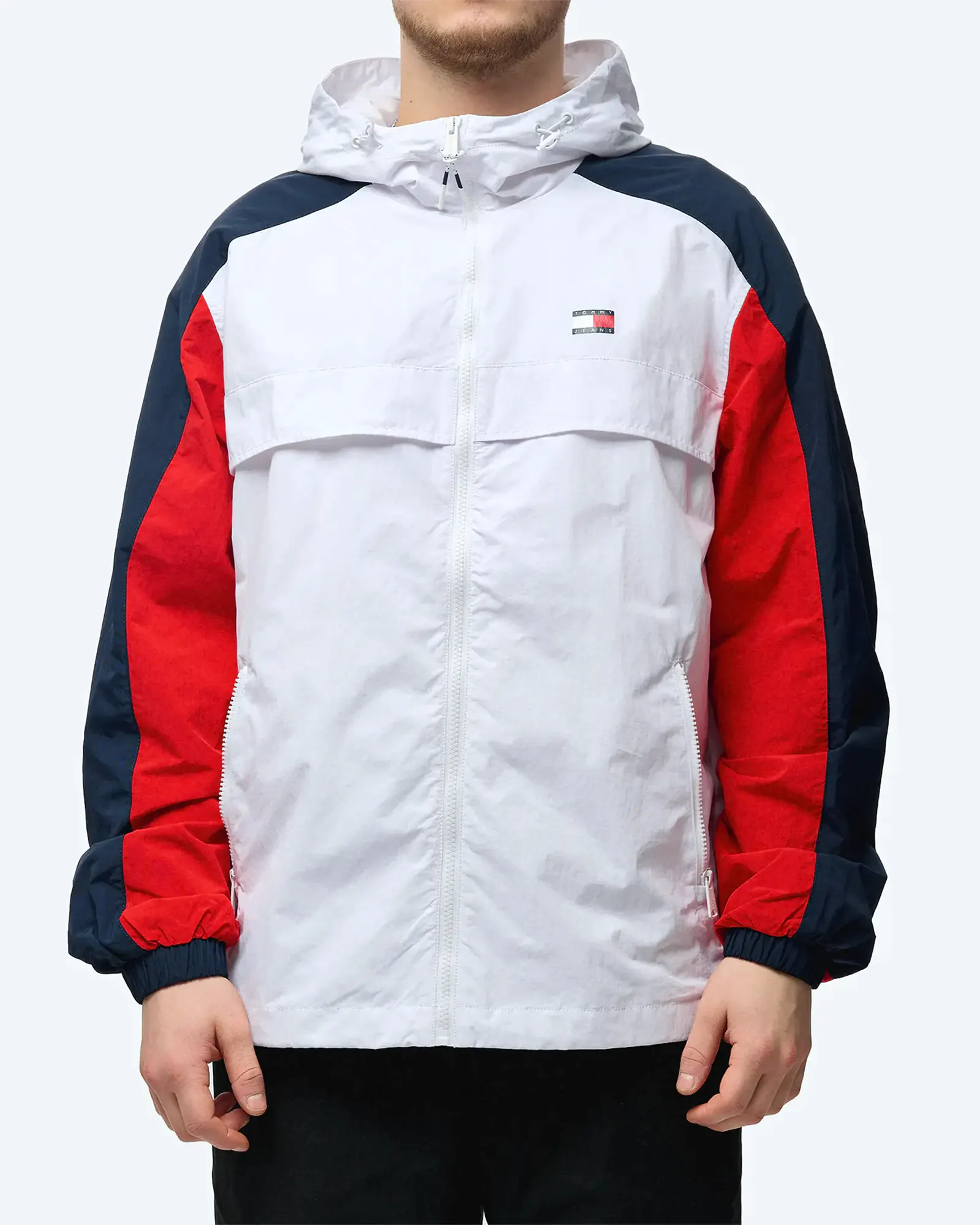 Tommy Jeans Chicago Windbreaker White/Red Tommy Jeans Chicago Windbreaker White/Red