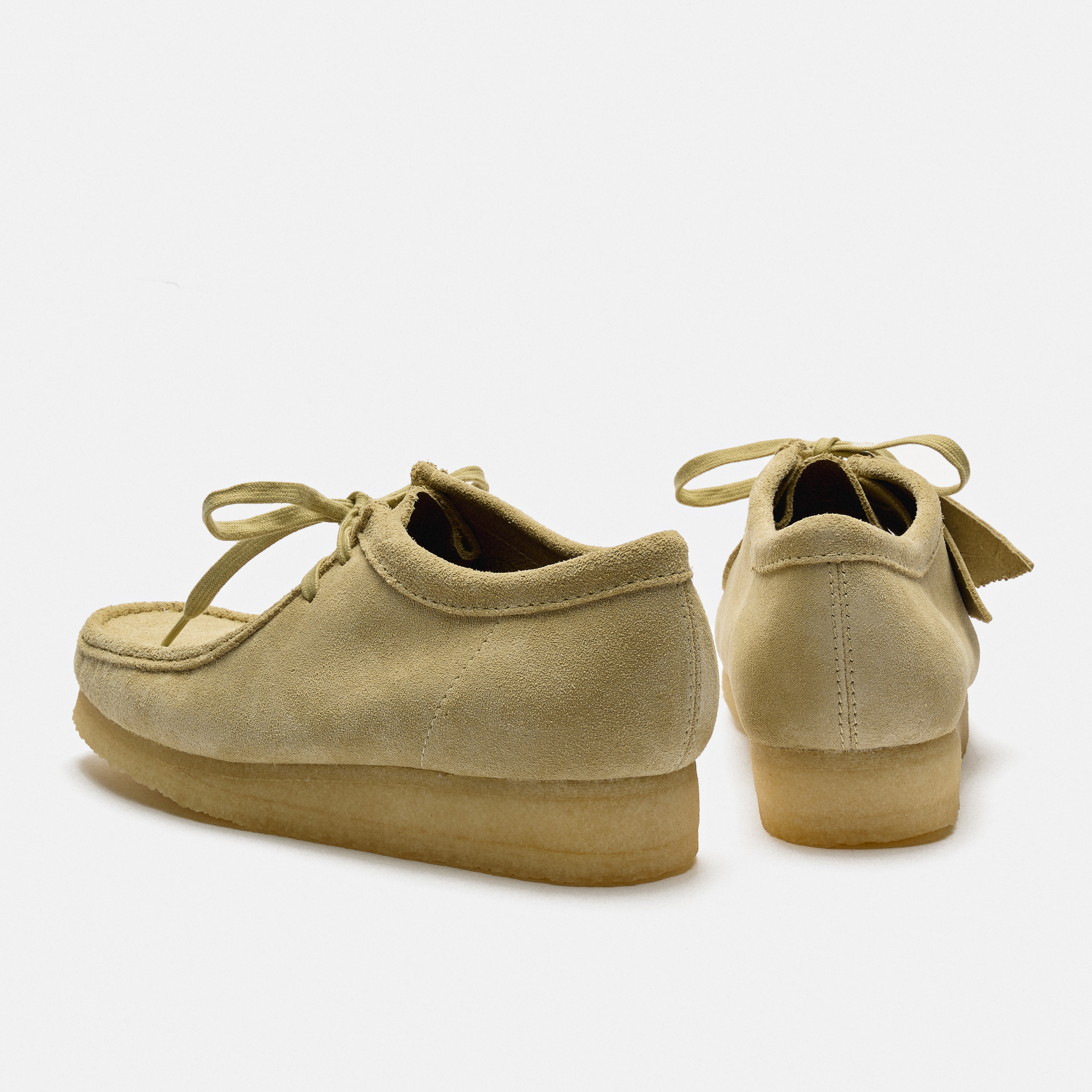 Clarks Men's Wallabee Suede Shoes Maple