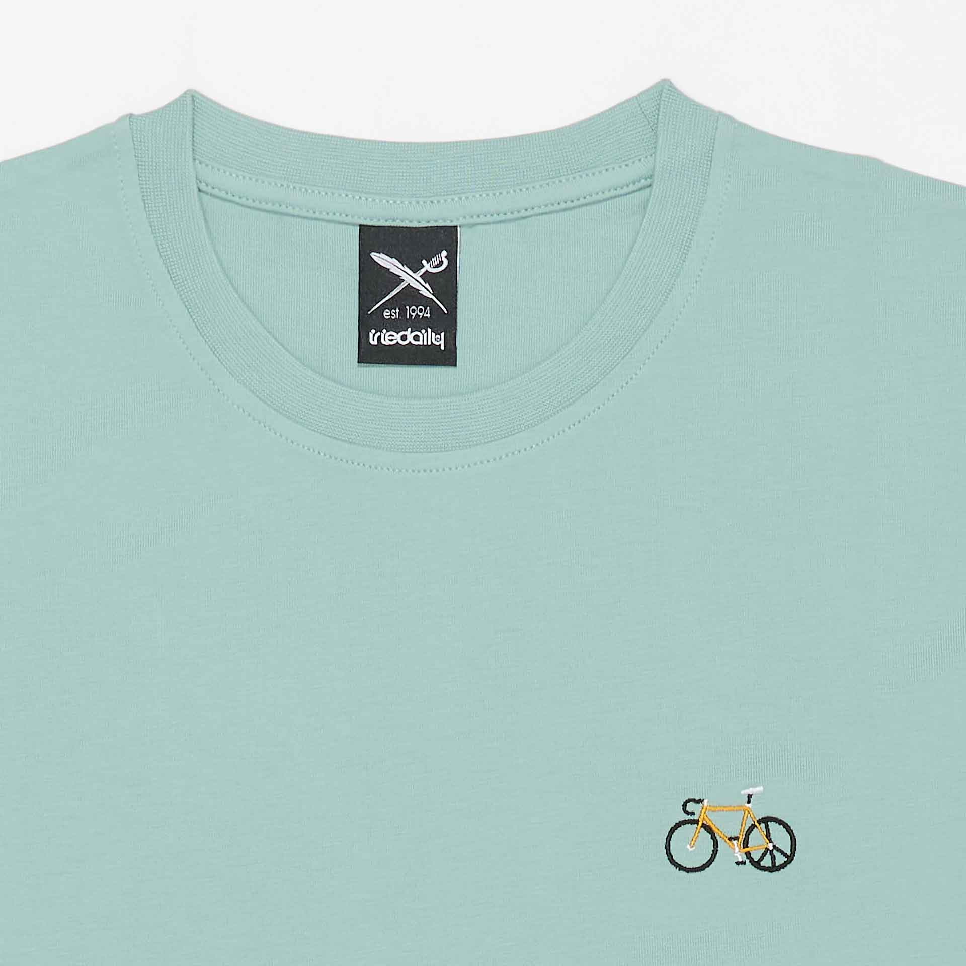 Iriedaily Peaceride Embroidered T-Shirt Beryl