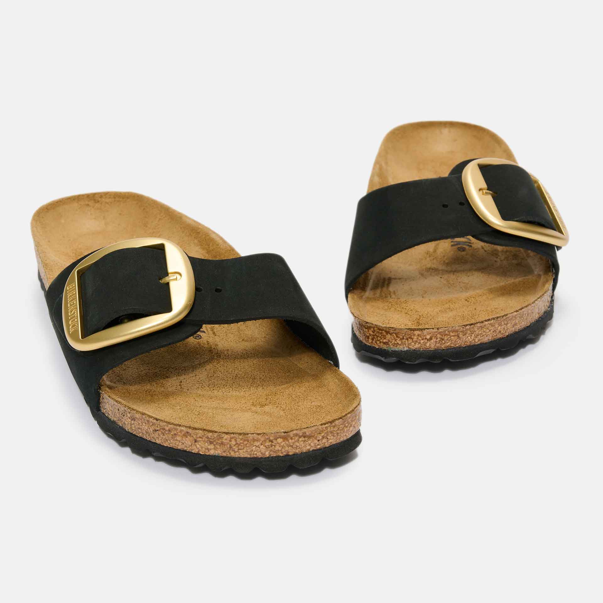 Birkenstock Madrid Big Buckle LENB Sandals Black