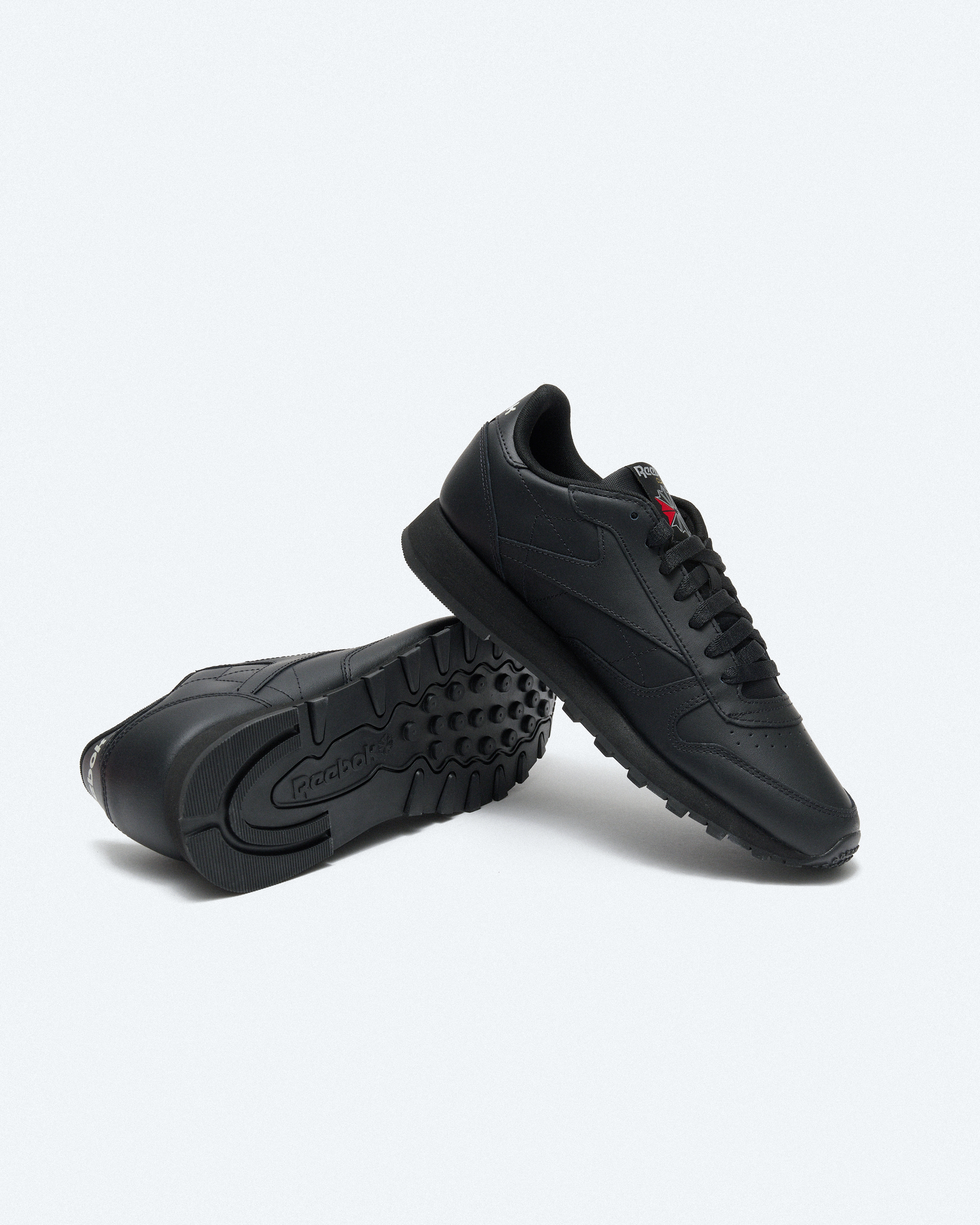 Reebok Classic Leather Sneaker Black/Black/Pure Grey