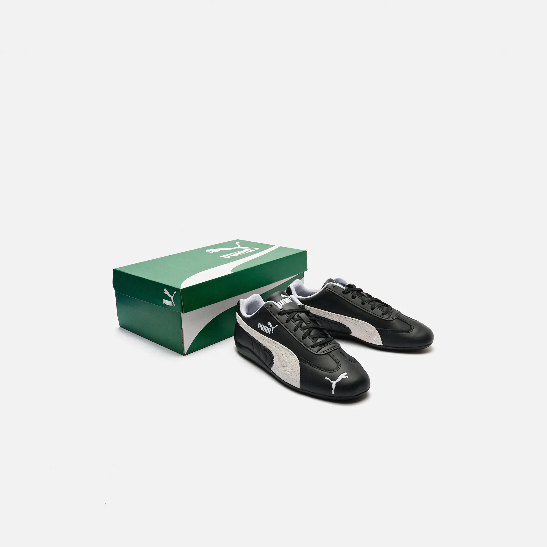 PUMA Speedcat Leather Sneakers Black/White