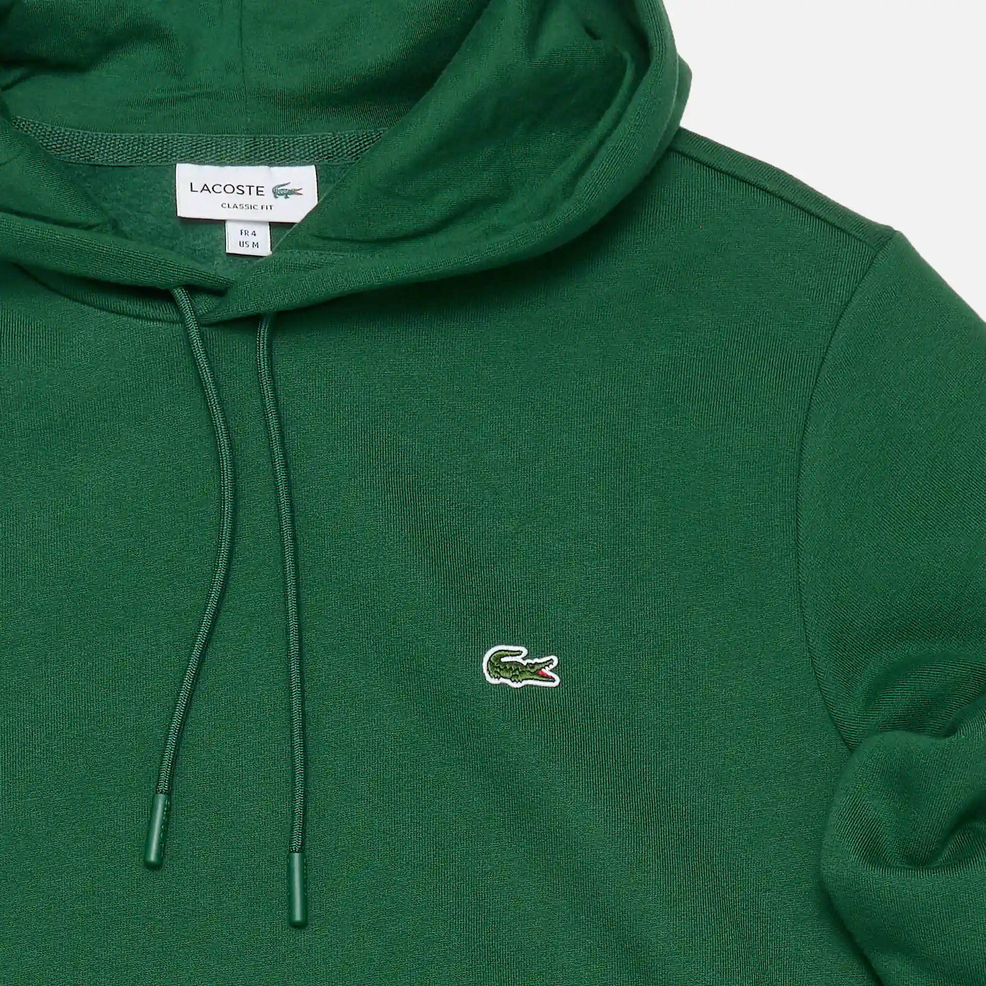 Lacoste Organic Cotton Hoodie Green