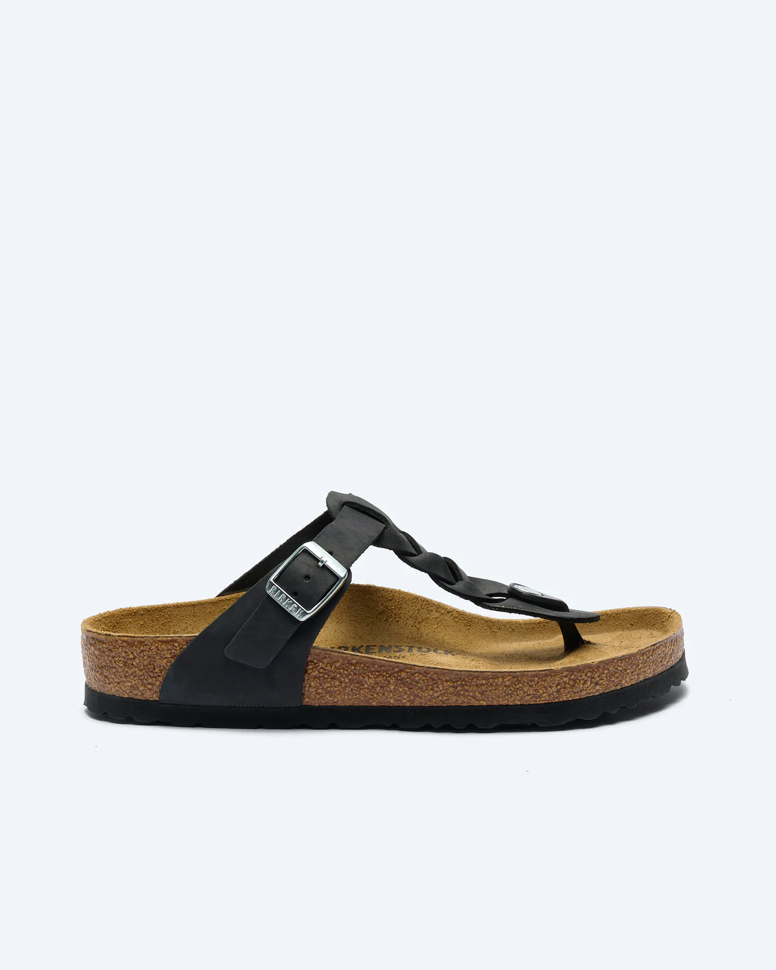 Gizeh Braided Sandals Black