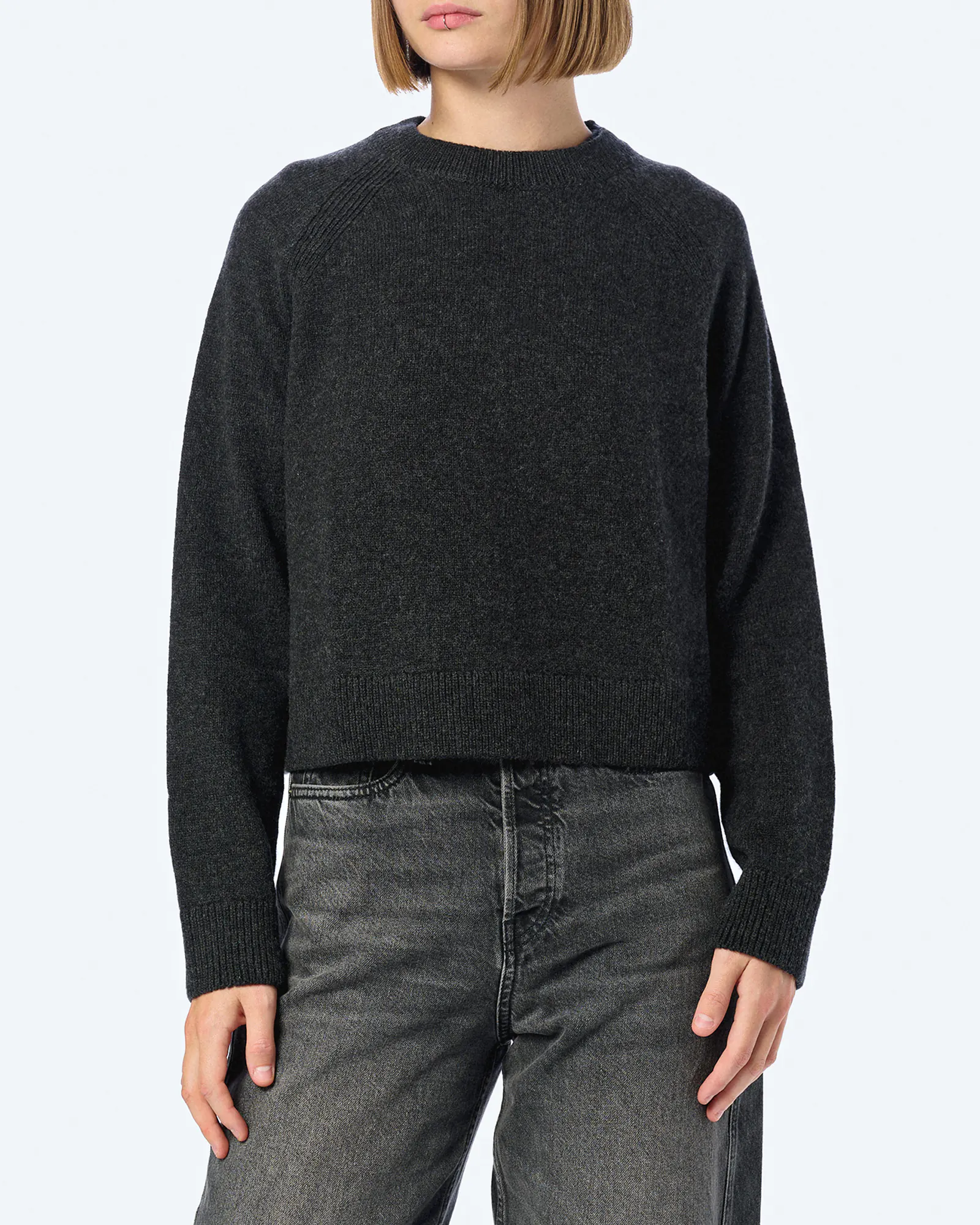 ARMEDANGELS DILIRIAA REGLANA Sweater Steel Melange ARMEDANGELS DILIRIAA REGLANA Sweater Steel Melange