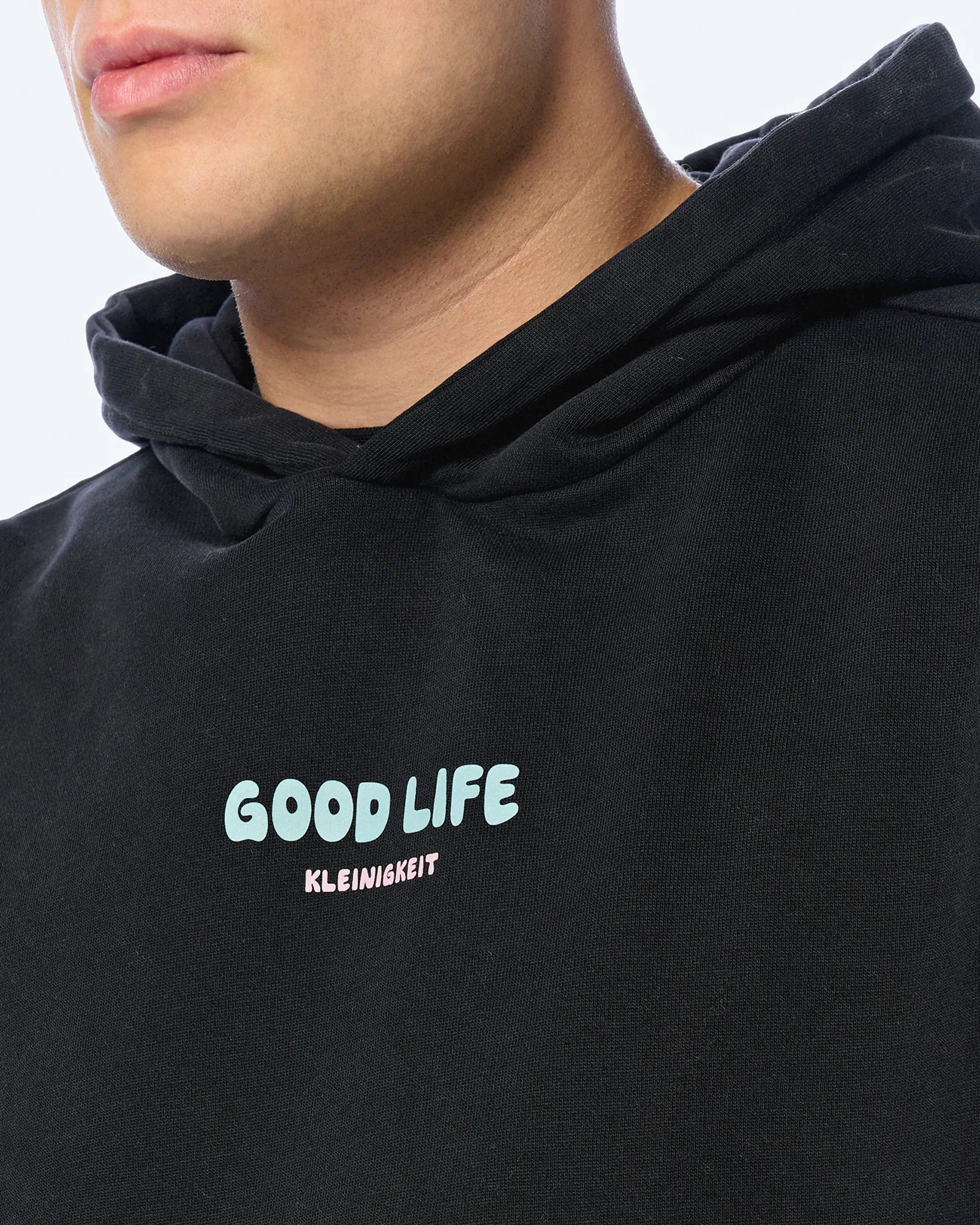 Kleinigkeit Good Life Beach Hoodie Black Dyed