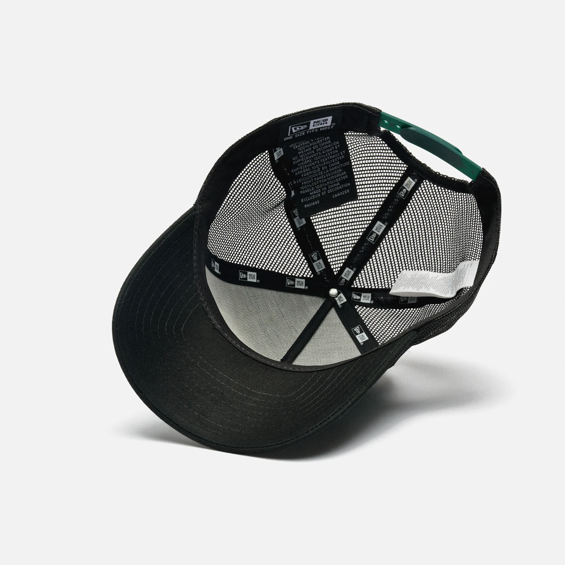 New Era Patch E-Frame Trucker Cap Green