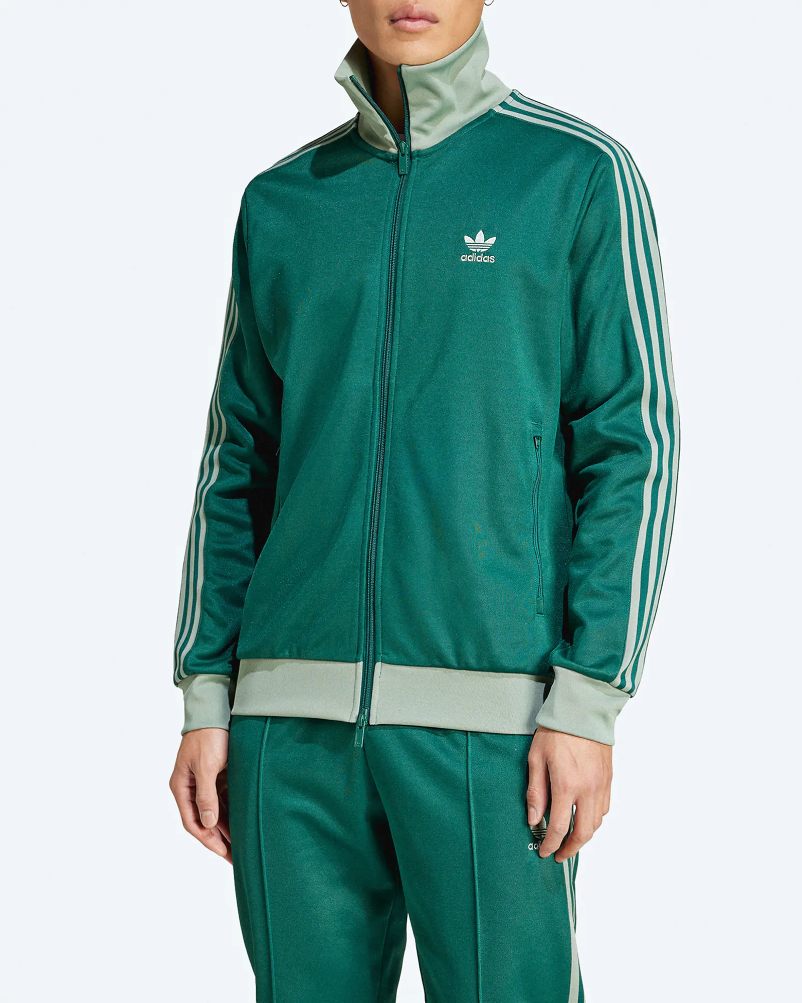 adidas adicolor Classic Beckenbauer Track Jacket Collegiate Green/Silver Green adidas adicolor Classic Beckenbauer Track Jacket Collegiate Green/Silver Green