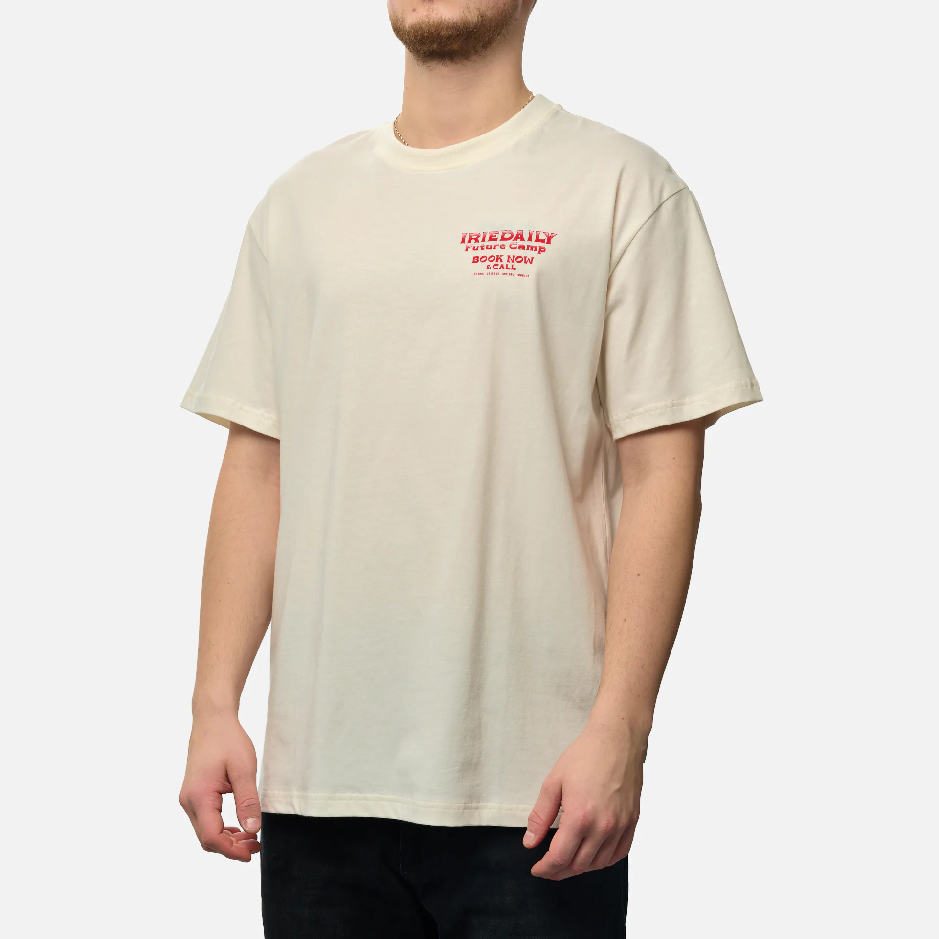 Iriedaily Future Camp T-Shirt Off White
